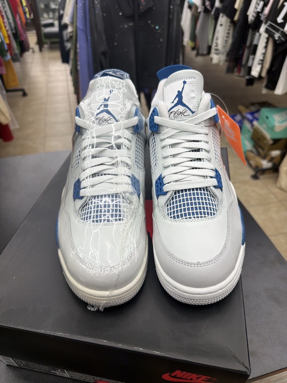 Jordan Brand Jordan 4 Military blue Size-11.5 Brand New Quick Shipping Size US 11.5 / EU 44-45 - 2 Thumbnail