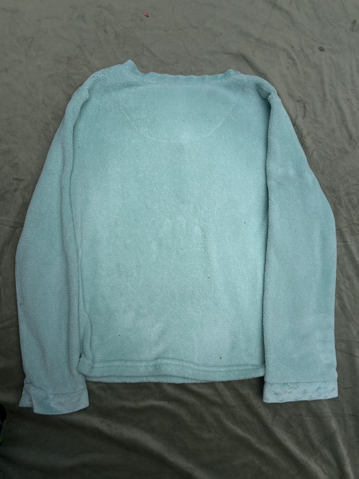 Other PJ Couture Mint Green Fleece Henley Size L / US 10 / IT 46 - 6 Thumbnail