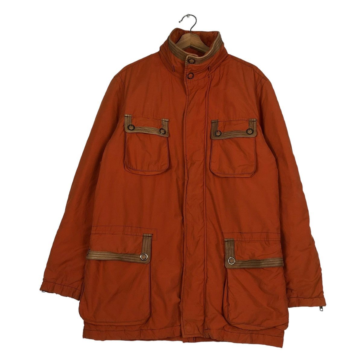 Avirex 🔥VINTAGE BIKER JACKET AVIREX LTD CARGO MULTI POCKETS Size US L / EU 52-54 / 3 - 1 Thumbnail