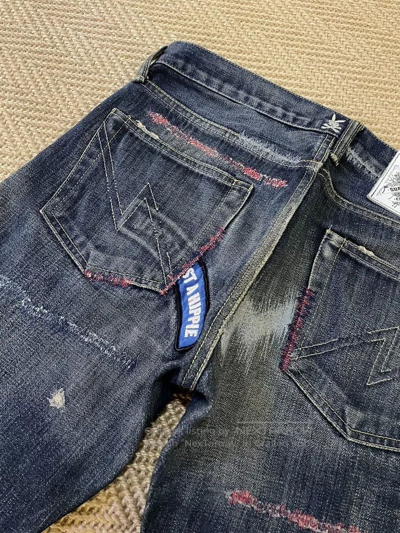 Neighborhood Neighborhood size S Red Cut King Dockers Washed Denim Pant Size US 27 - 6 Thumbnail