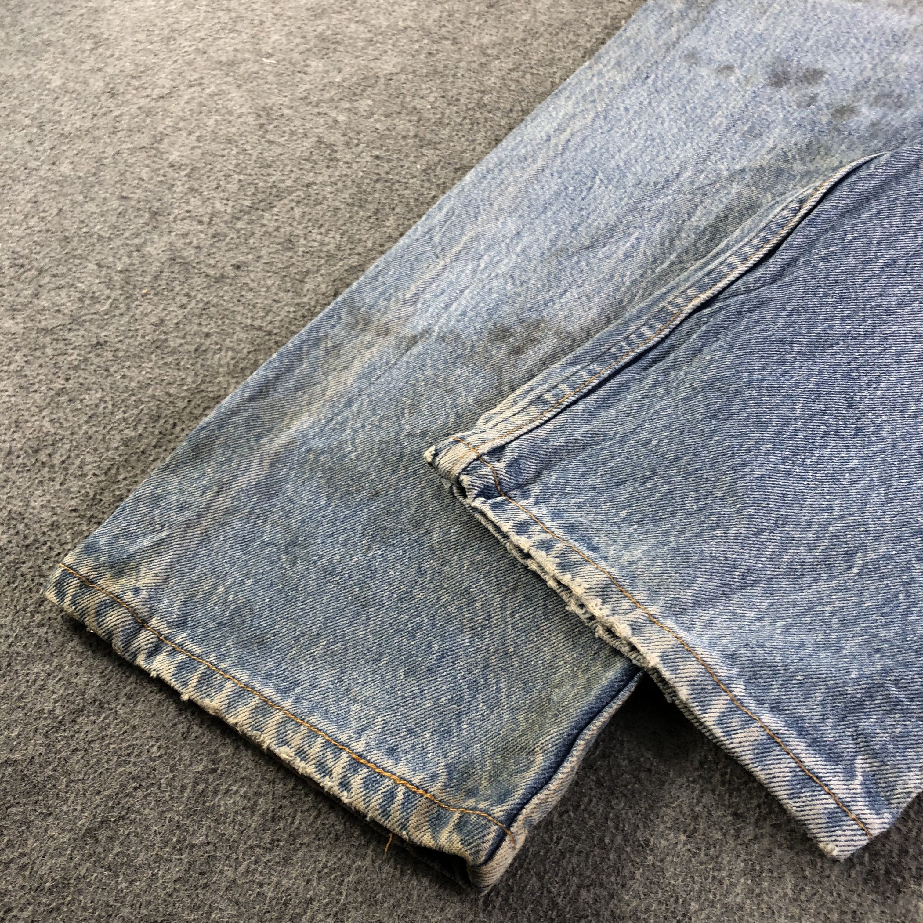 Levi's 90s Vintage Blue Wash Levis 501 Jeans-J3934 Size US 31 - 6 Thumbnail