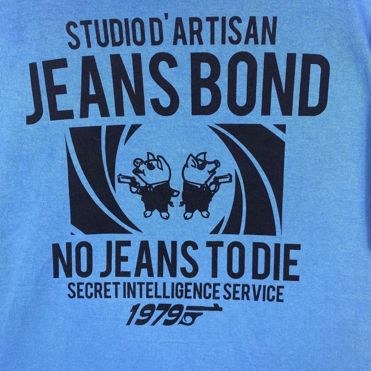 Studio D'Artisan Japanese Brand STUDIO D'ARTISAN Jeans Bond Graphic Tee Shirt Size US L / EU 52-54 / 3 - 2 Thumbnail