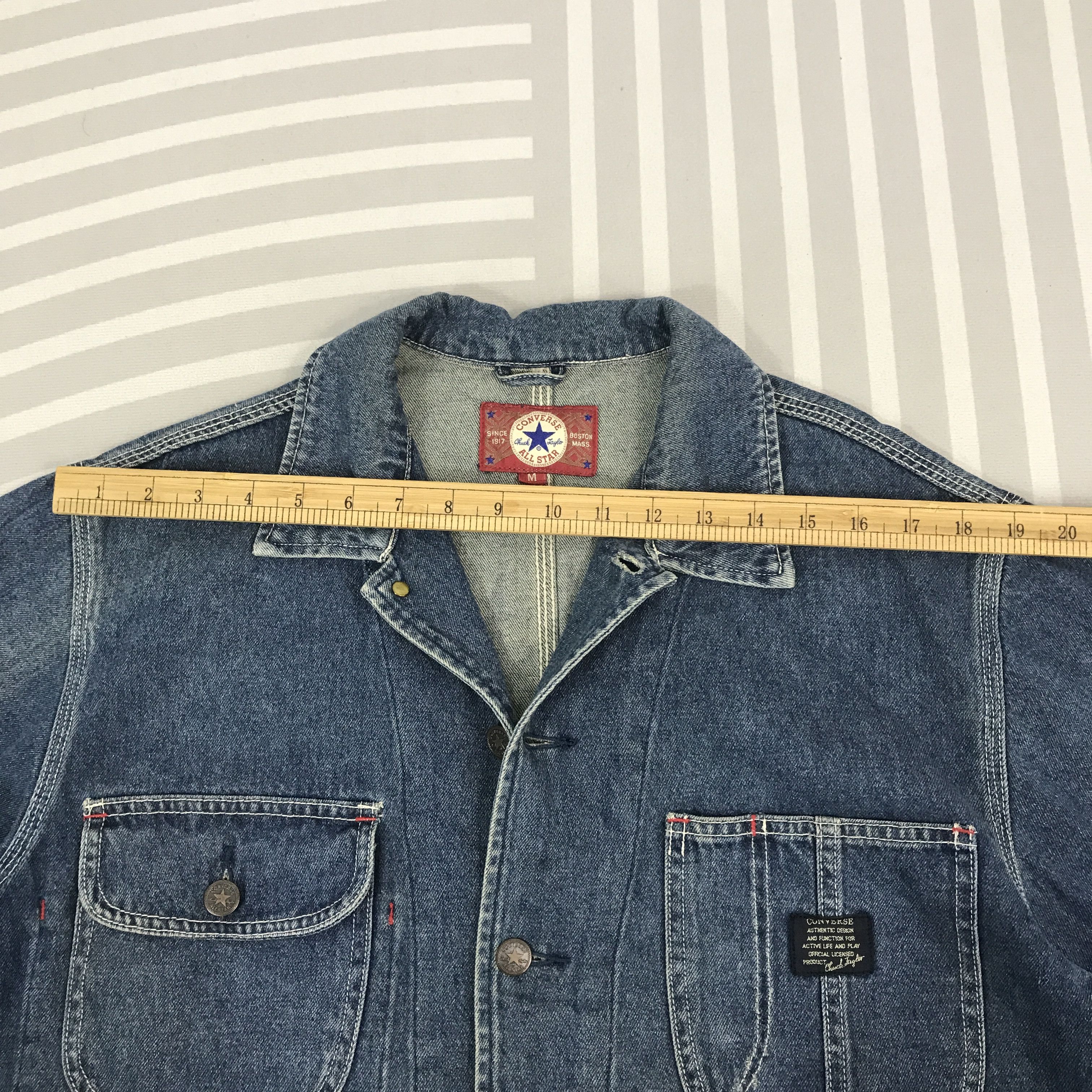 Converse × Vintage Vintage Converse Denim Chore Jacket Size US M / EU 48-50 / 2 - 5 Thumbnail