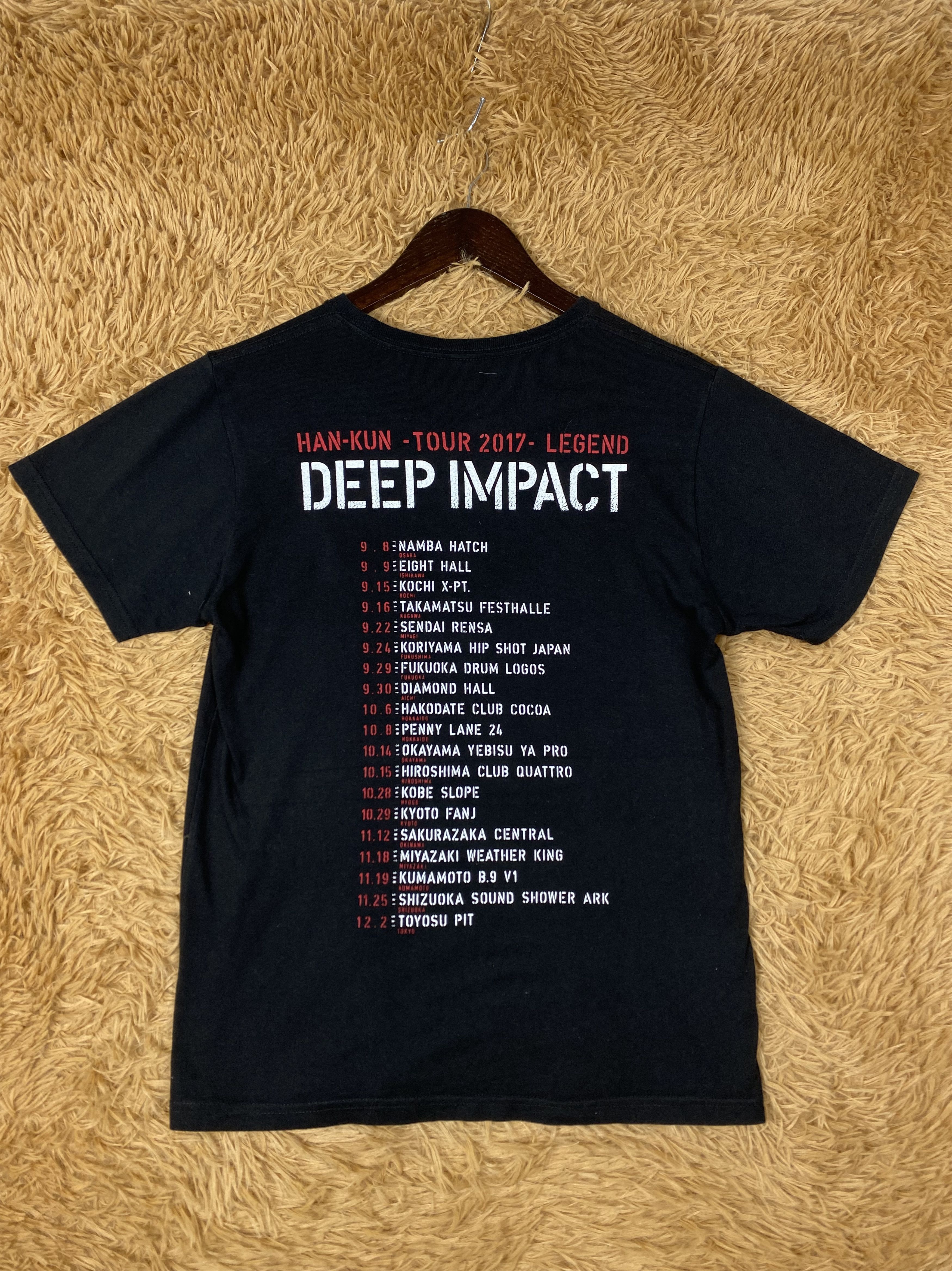 Band Tees Vintage Deep Impact Shorts Sleeve T-Shirts PT0099 Size US M / EU 48-50 / 2 - 4 Thumbnail