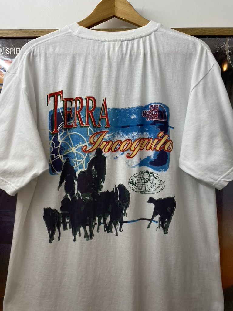 The North Face 90s The North Face Terra Incognito South Pole T Shirt Size US L / EU 52-54 / 3 - 1 Thumbnail