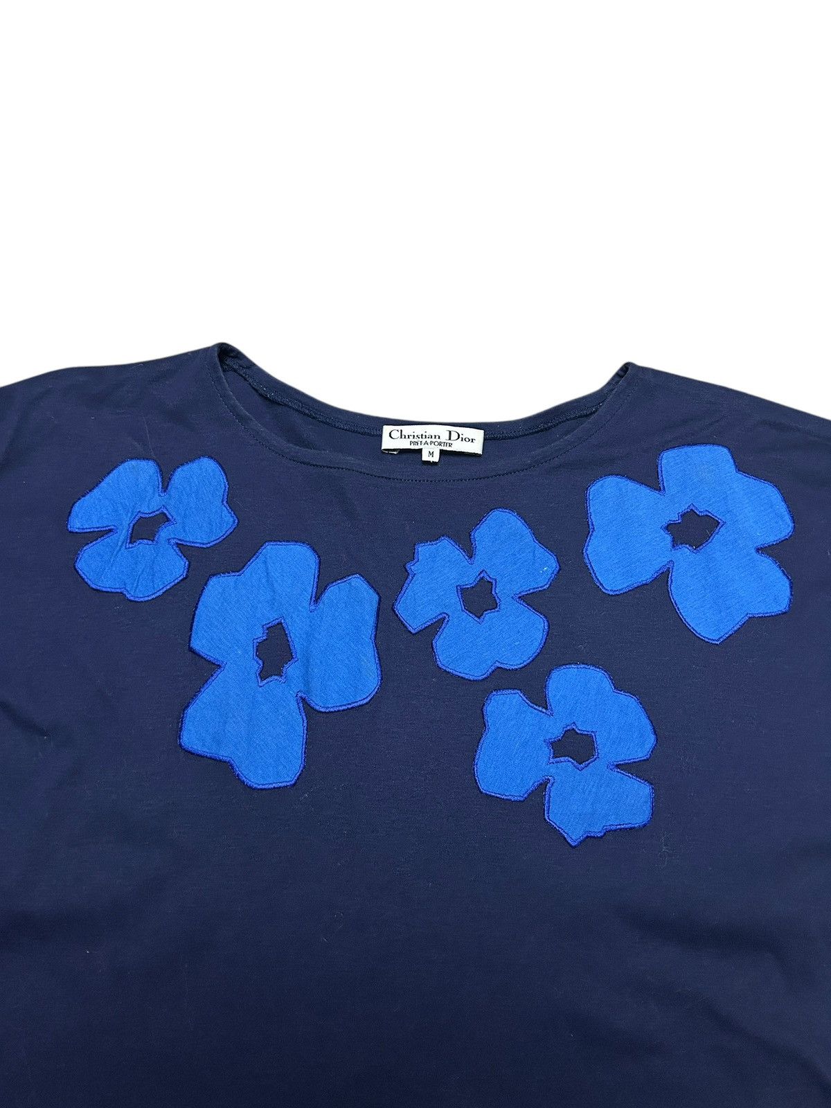 Dior Flower Applique Top Size M / US 6-8 / IT 42-44 - 2 Thumbnail