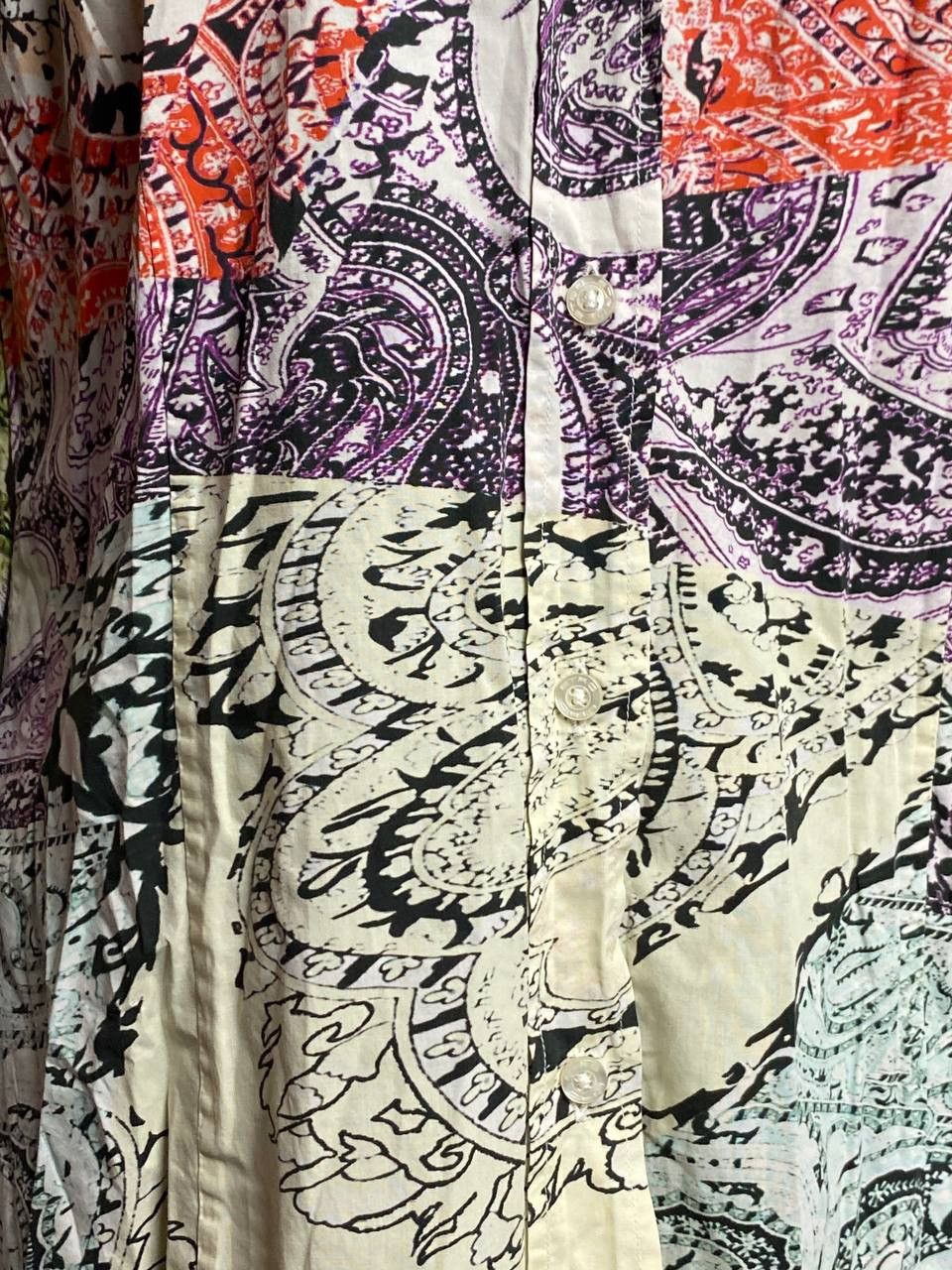 Etro Etro Womens Paisley Button-Up Shirt Long Sleeve Size 46 M/L Size US M / EU 48-50 / 2 - 8 Thumbnail