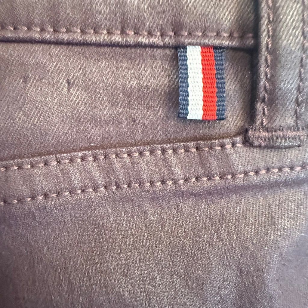 Tommy Hilfiger Women's Tommy Hilfiger waxed Pants Size 14 Brown Size 36" / US 14 / IT 50 - 7 Thumbnail
