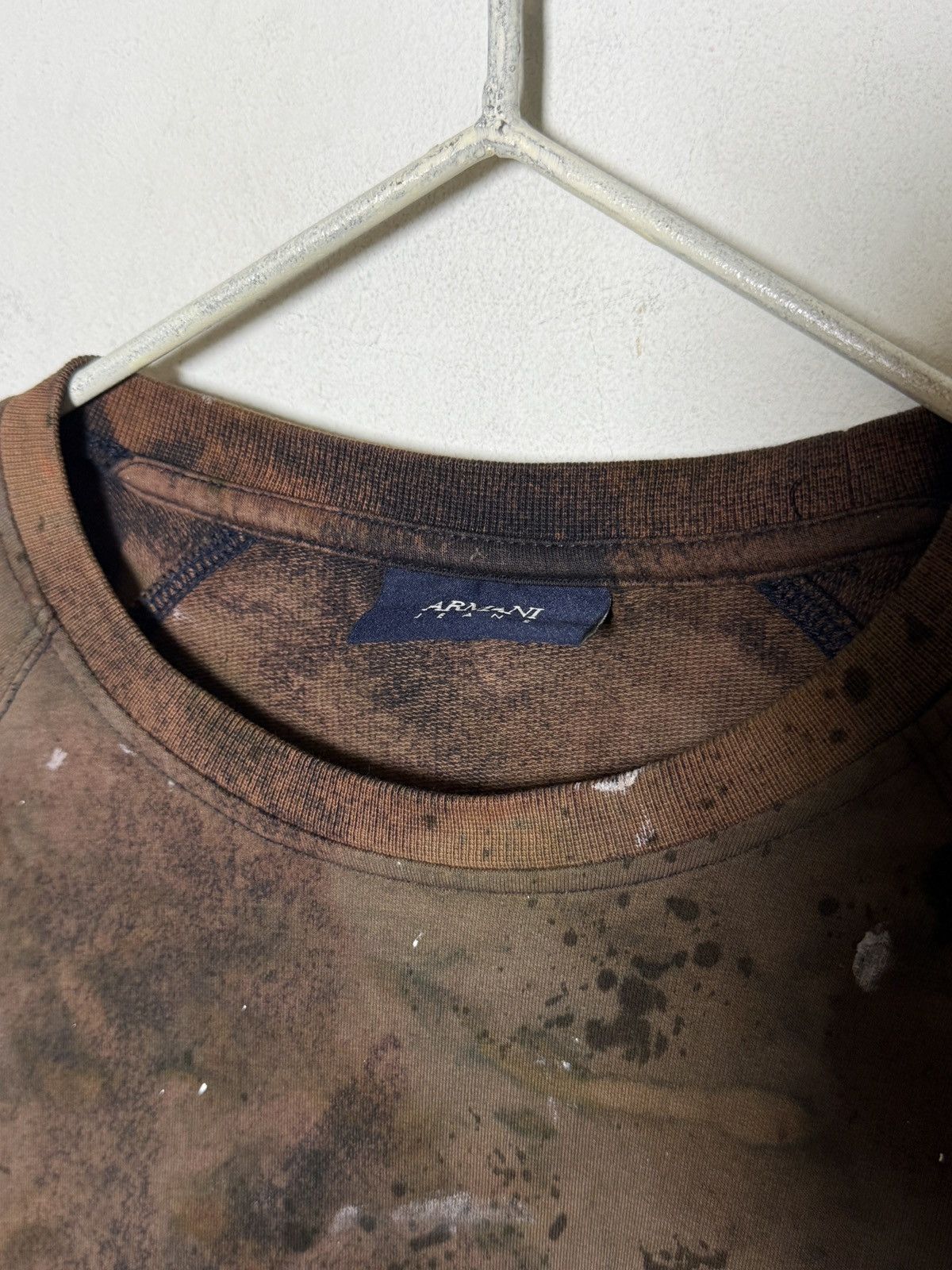 Giorgio Armani Vintage Armani Jeans painters crewneck sweatshirt Size US S / EU 44-46 / 1 - 3 Thumbnail