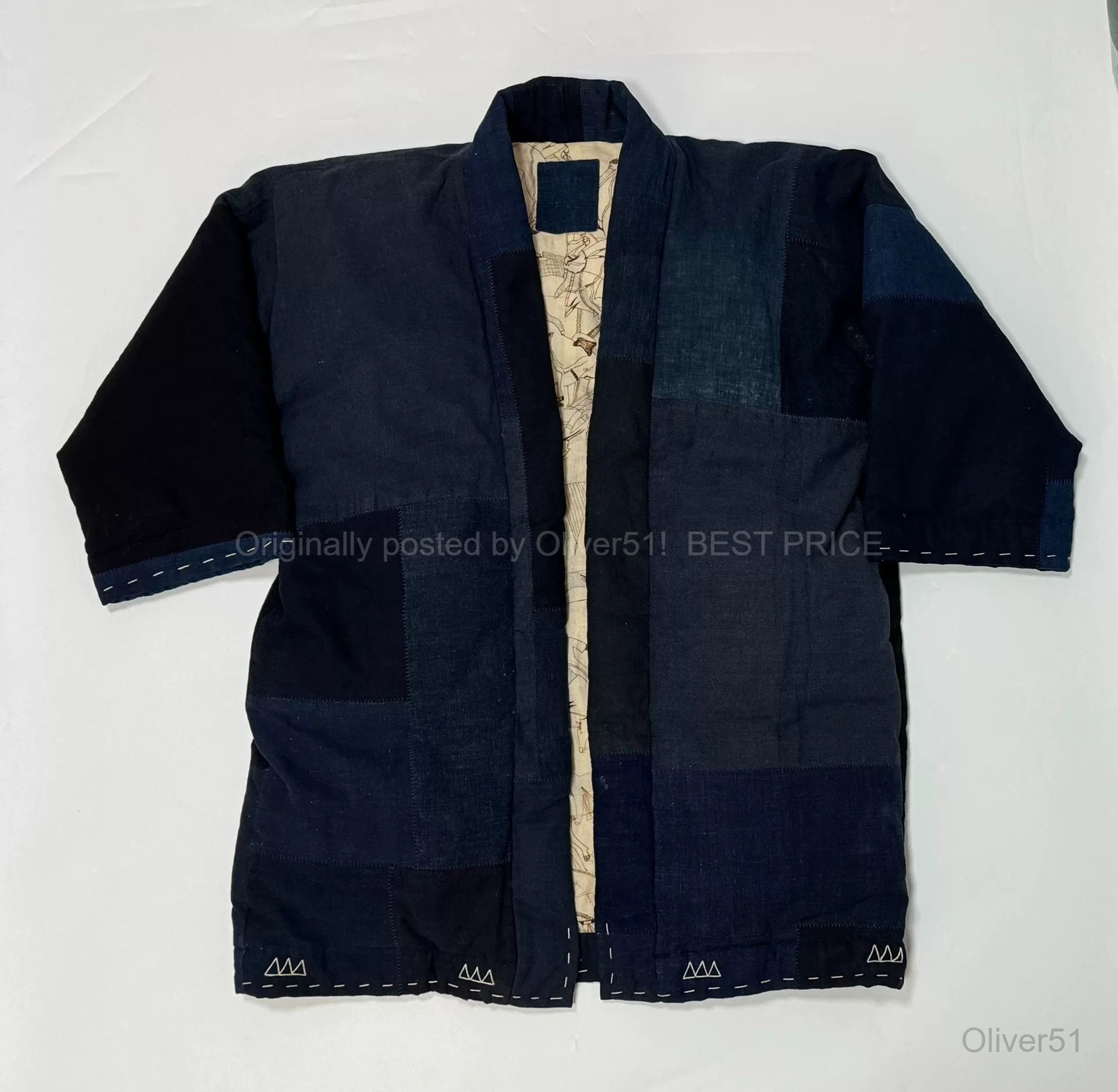 Visvim VISVIM ICT SANJURO KIMONO DOWN KOFU INDIGO | Grailed