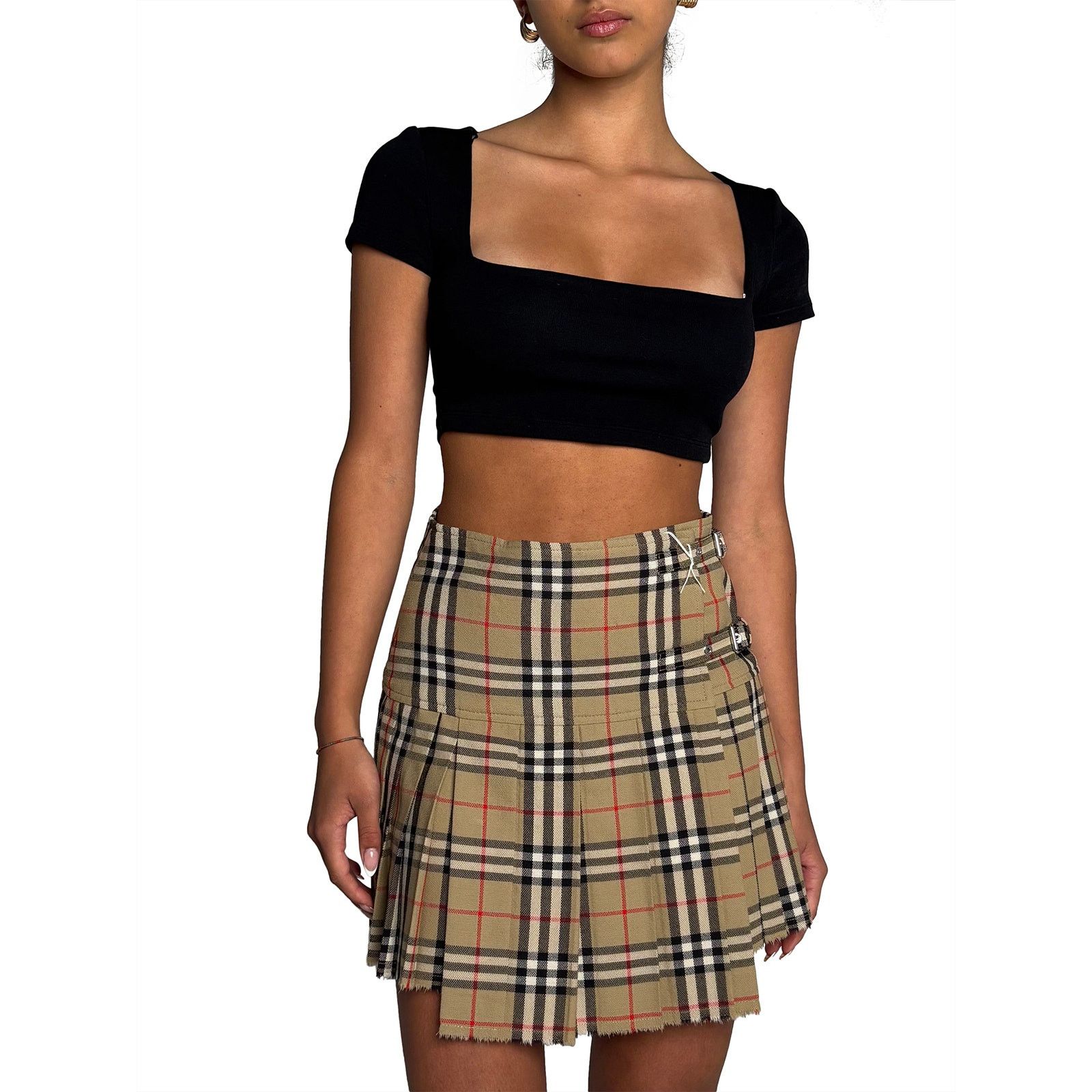Burberry Check Mini Skirt Size 26" / US 2 / IT 38 - 1 Thumbnail