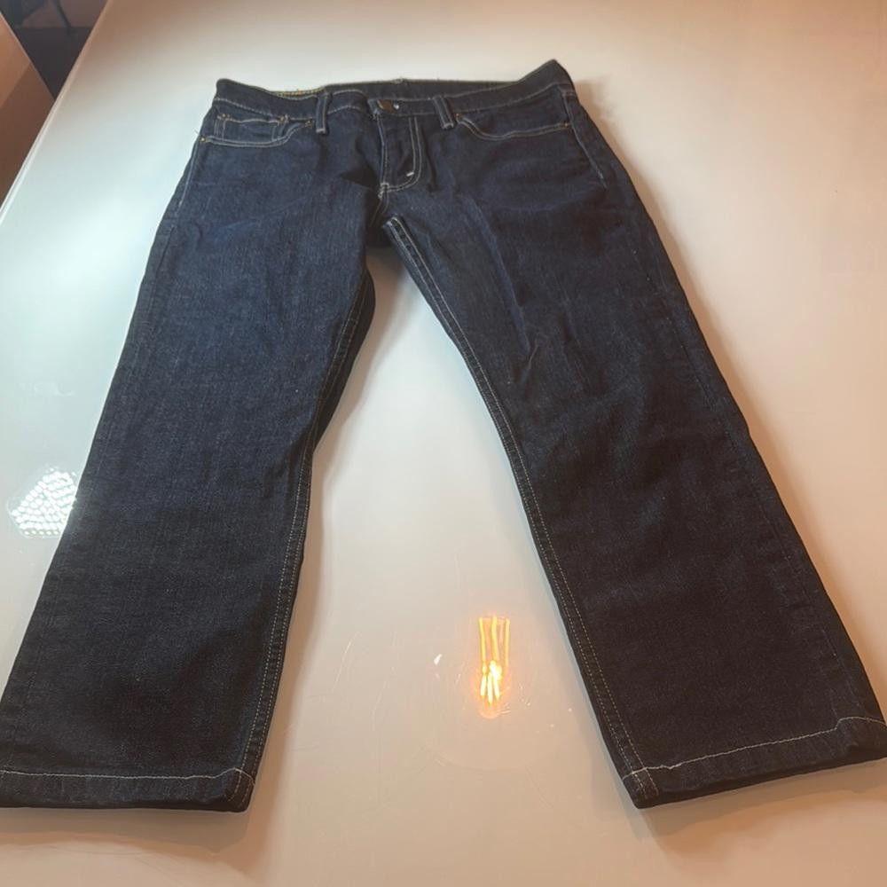 Levi's Levi's 511 cropped dark blue jeans- size 30 Size 30" / US 8 / IT 44 - 5 Thumbnail