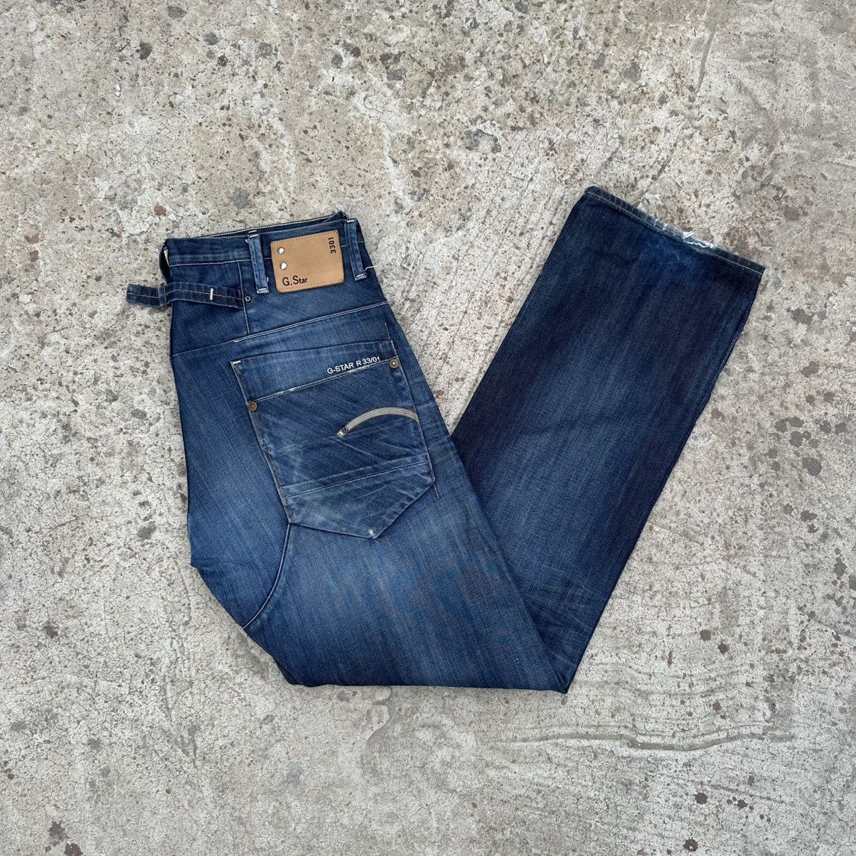 G-Star Vintage G Star Raw 3301 Jeans W34xL34 Pants Crazy Fit Y2K Size US 34 / EU 50 - 8 Thumbnail