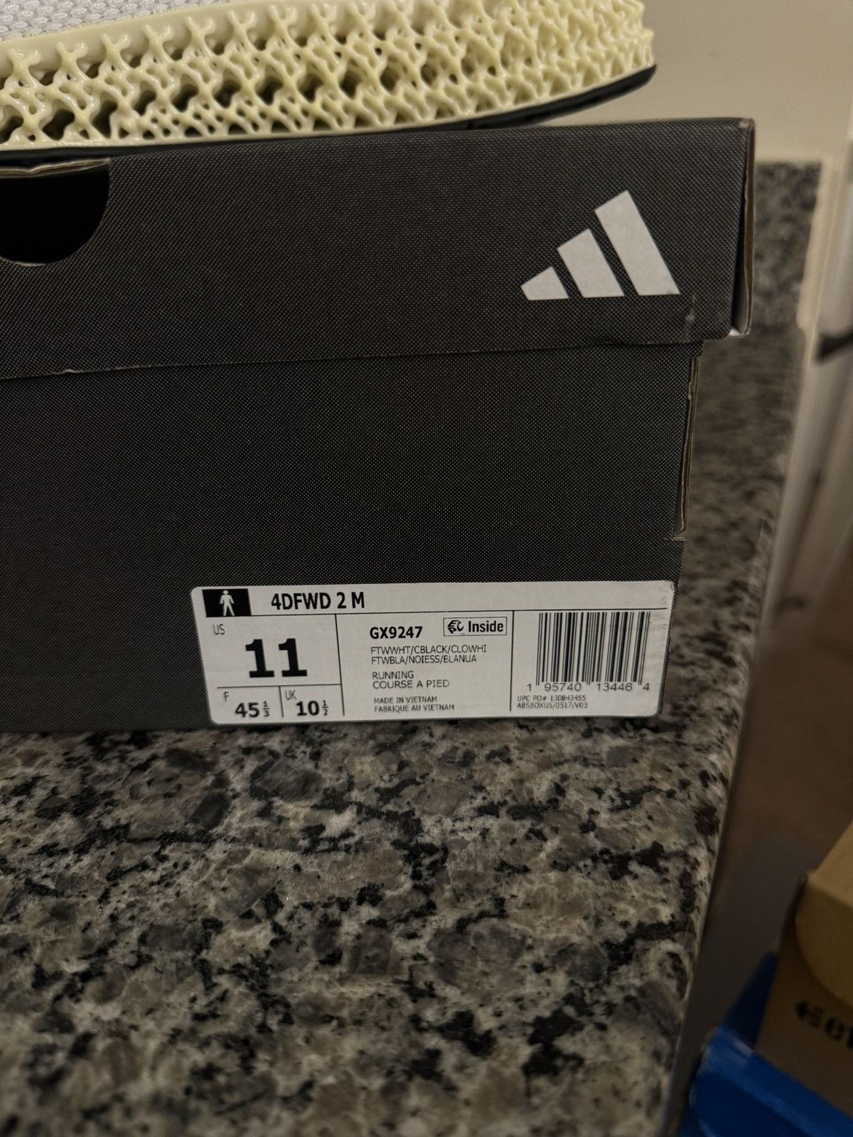 Adidas Adidas shoes 4DFWD 2 White size 10.5 D GX9247 Size US 11 / EU 44 - 15 Thumbnail