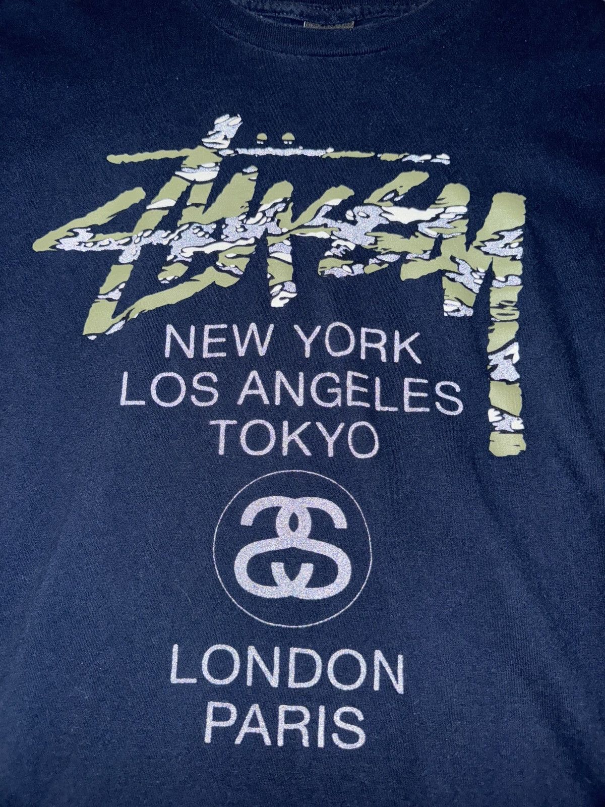 Stussy STUSSY NAVY BLUE/CAMO Size US S / EU 44-46 / 1 - 2 Thumbnail