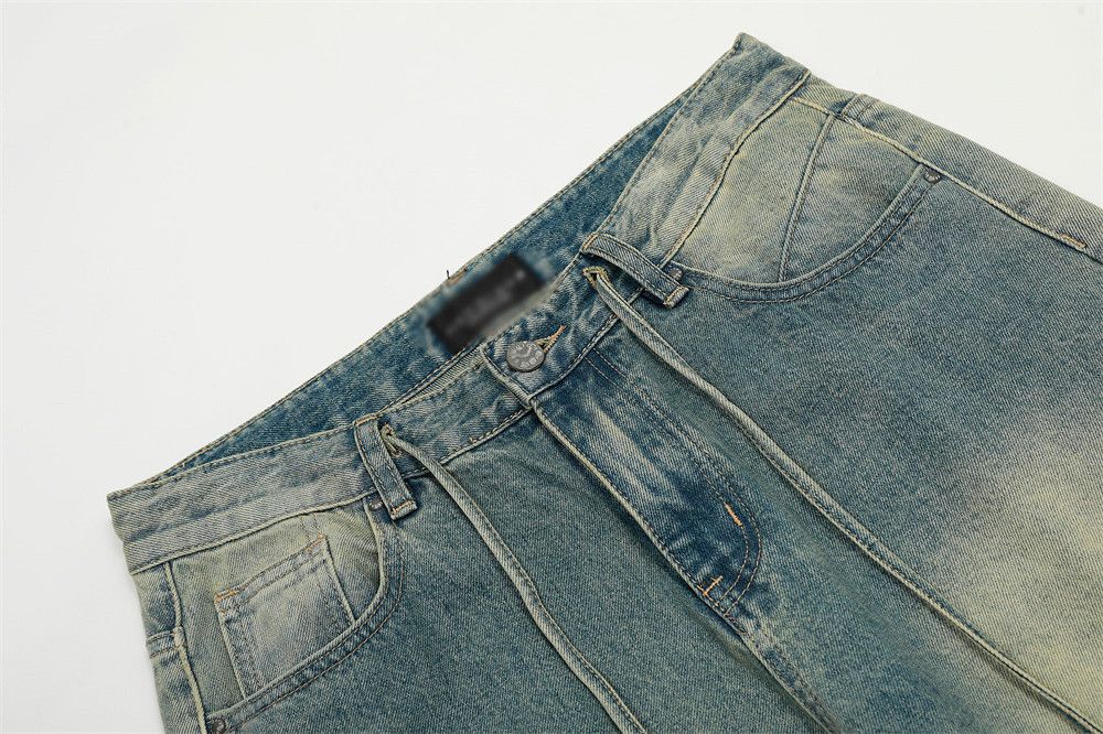 Japanese Brand Retro punk distressed flared jeans y2k Size US 32 / EU 48 - 4 Thumbnail