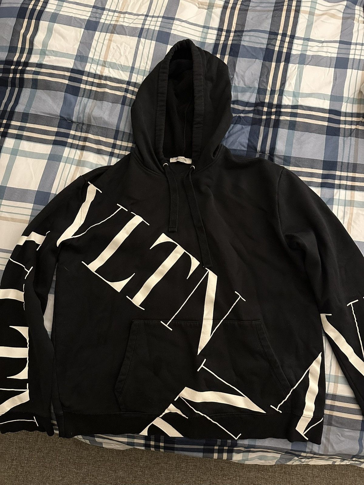 Valentino vltn macrogrid hooded sweatshirt Size US M / EU 48-50 / 2 - 1 Thumbnail