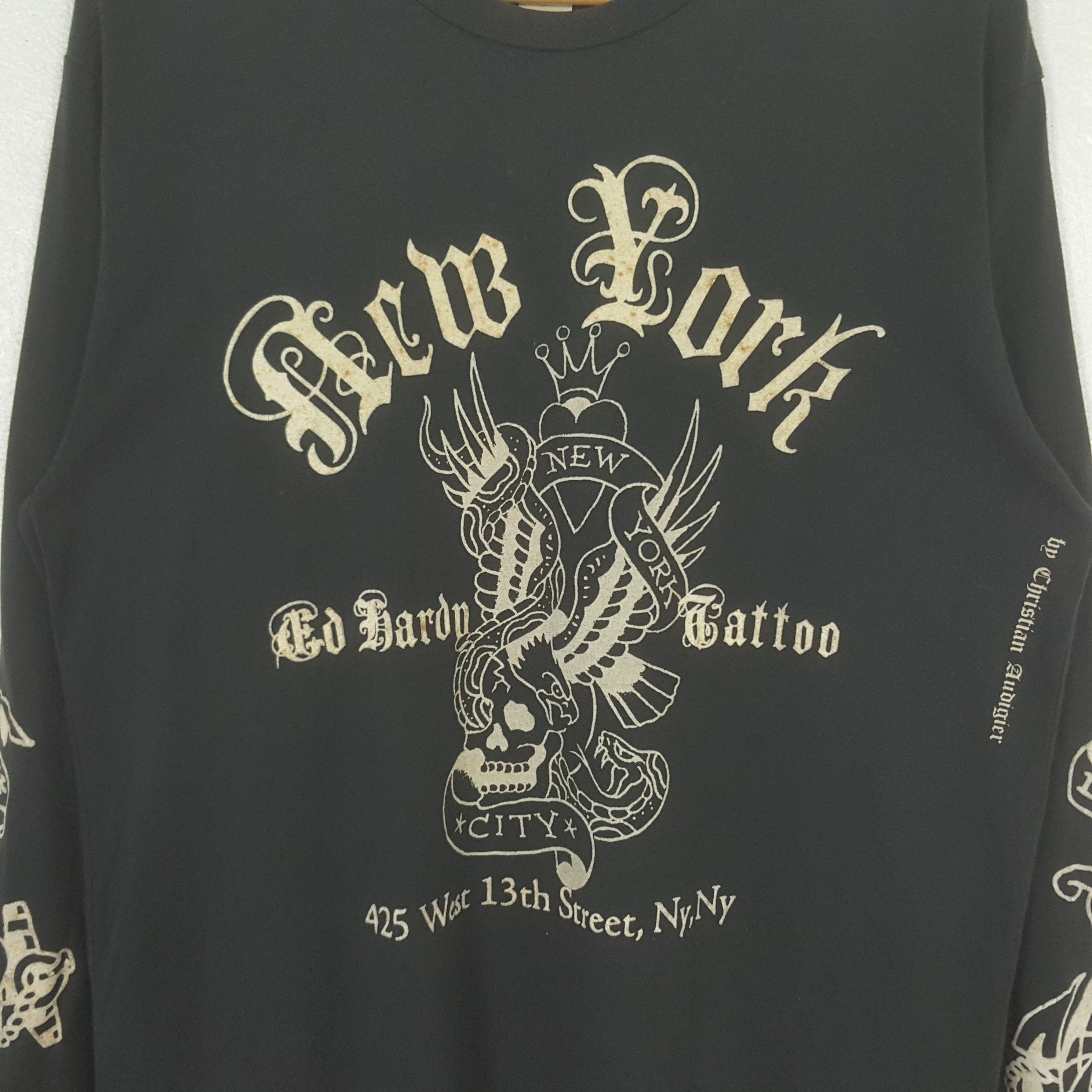 Ed Hardy Vintage Ed Hardy by Christian Audigier Tshirt C312N3 Size US L / EU 52-54 / 3 - 2 Thumbnail