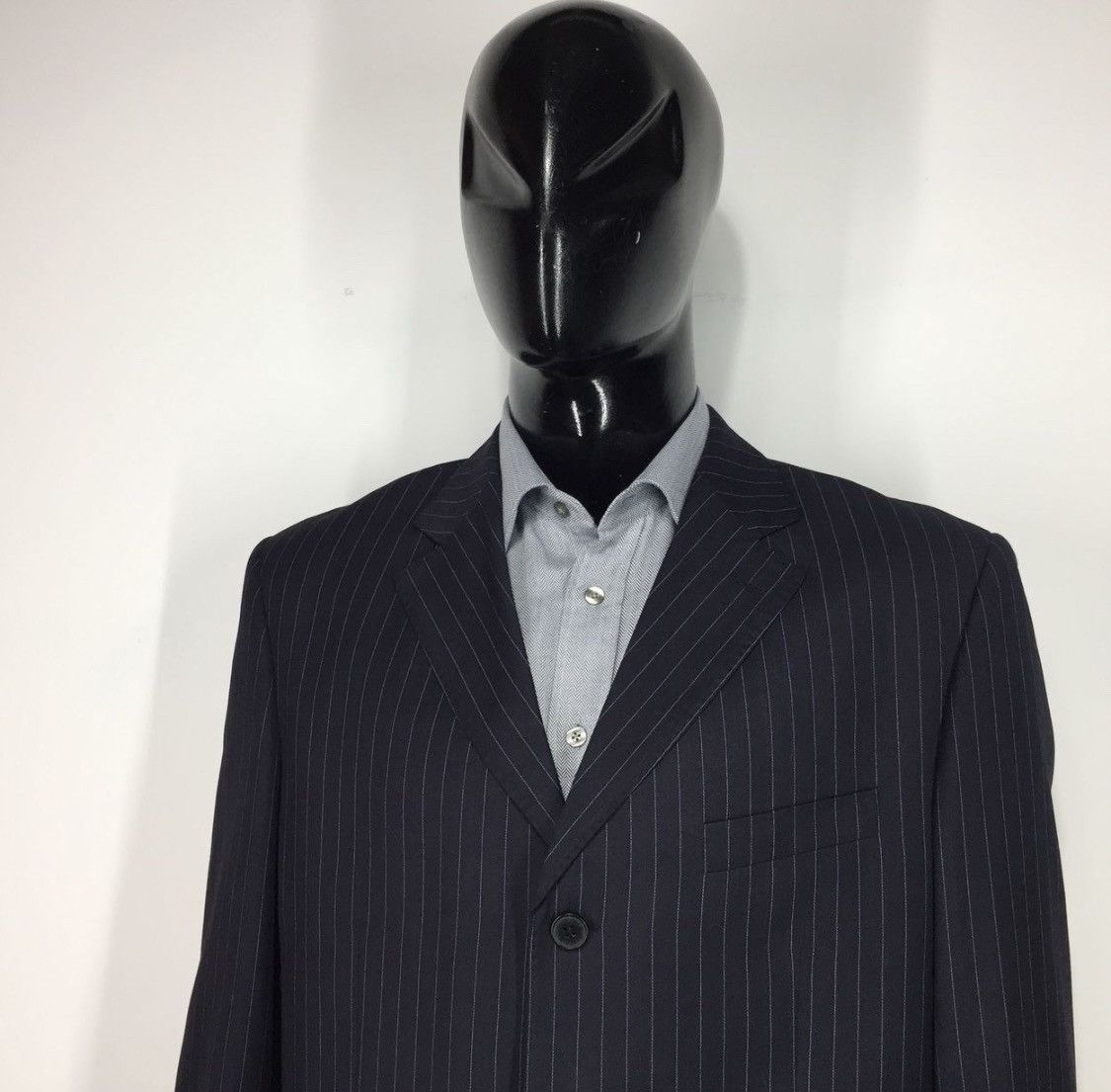 Alfred Dunhill × Designer Dunhill Classic Wool Blazer Men’s Black Jacket Size 52R - 3 Thumbnail