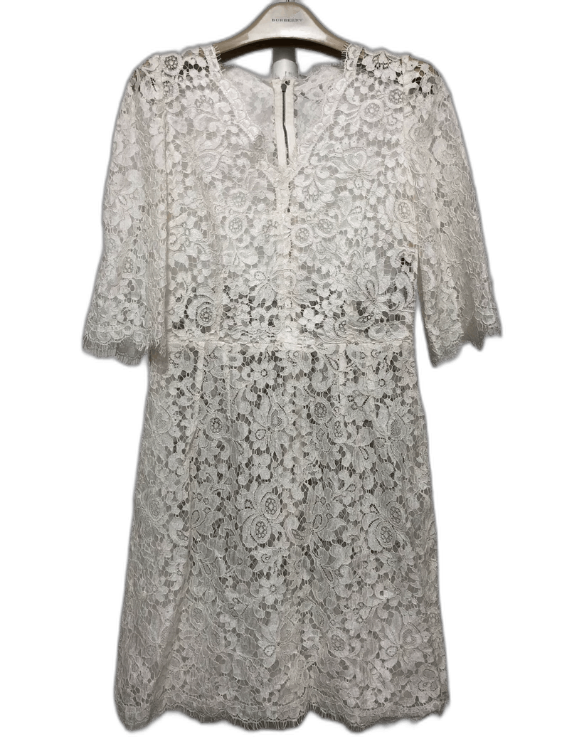Dolce & Gabbana Classic Lace Dress by Dolce & Gabbana Size US 42 / EU 58 - 1 Thumbnail