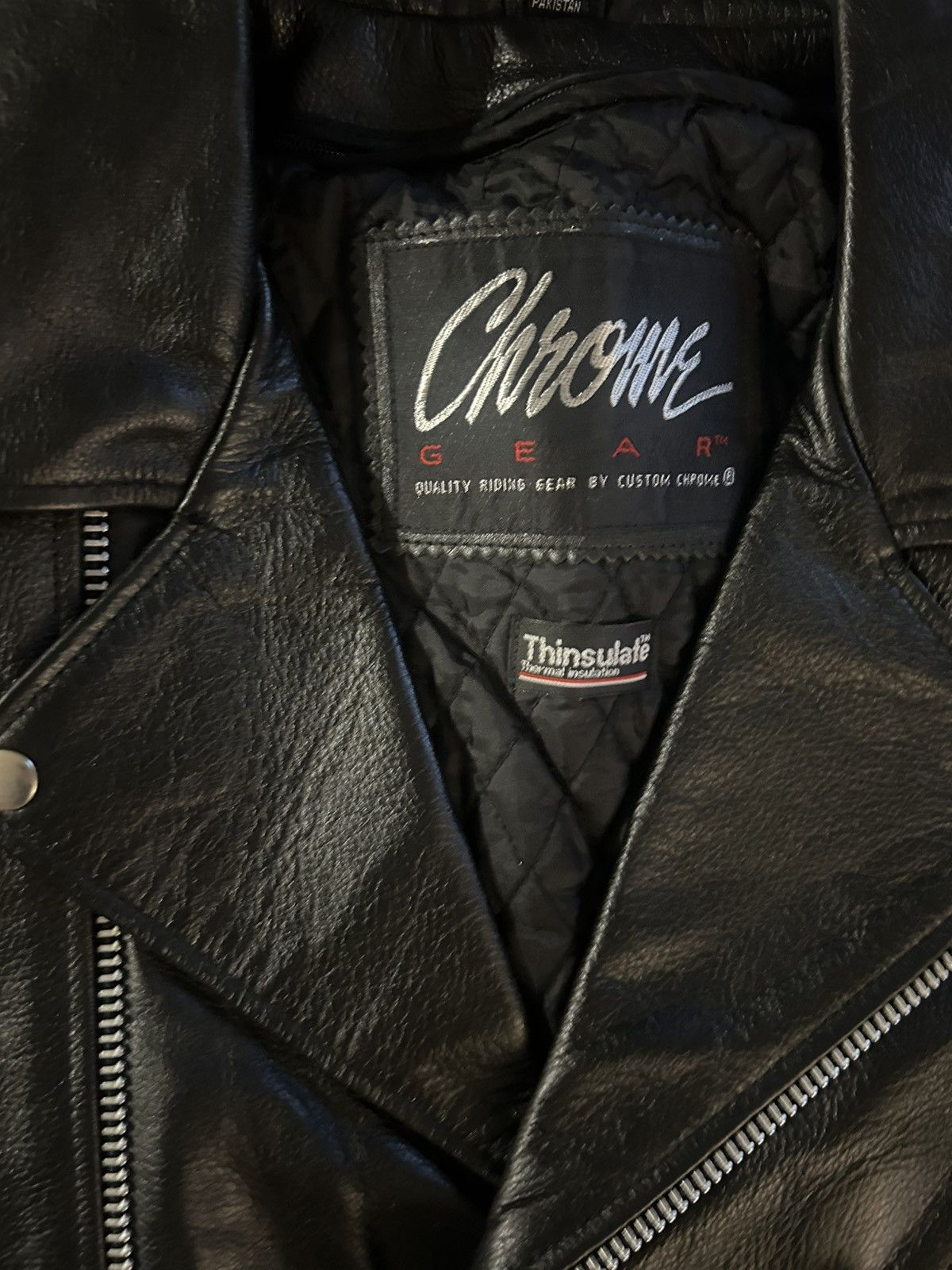 Chrome Industries Chrome black leather jacket Size US L / EU 52-54 / 3 - 3 Thumbnail