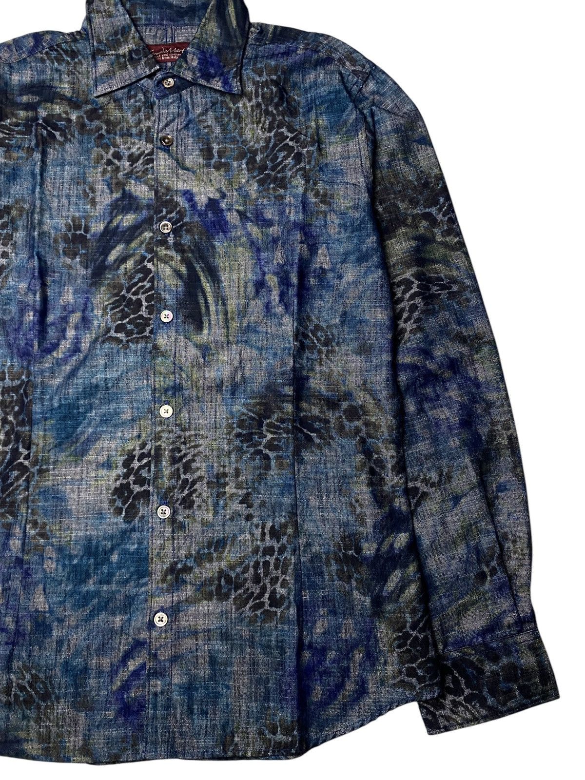If Six Was Nine 2000's Tornado Mart Leopard Pattern Shirts Size US M / EU 48-50 / 2 - 2 Thumbnail