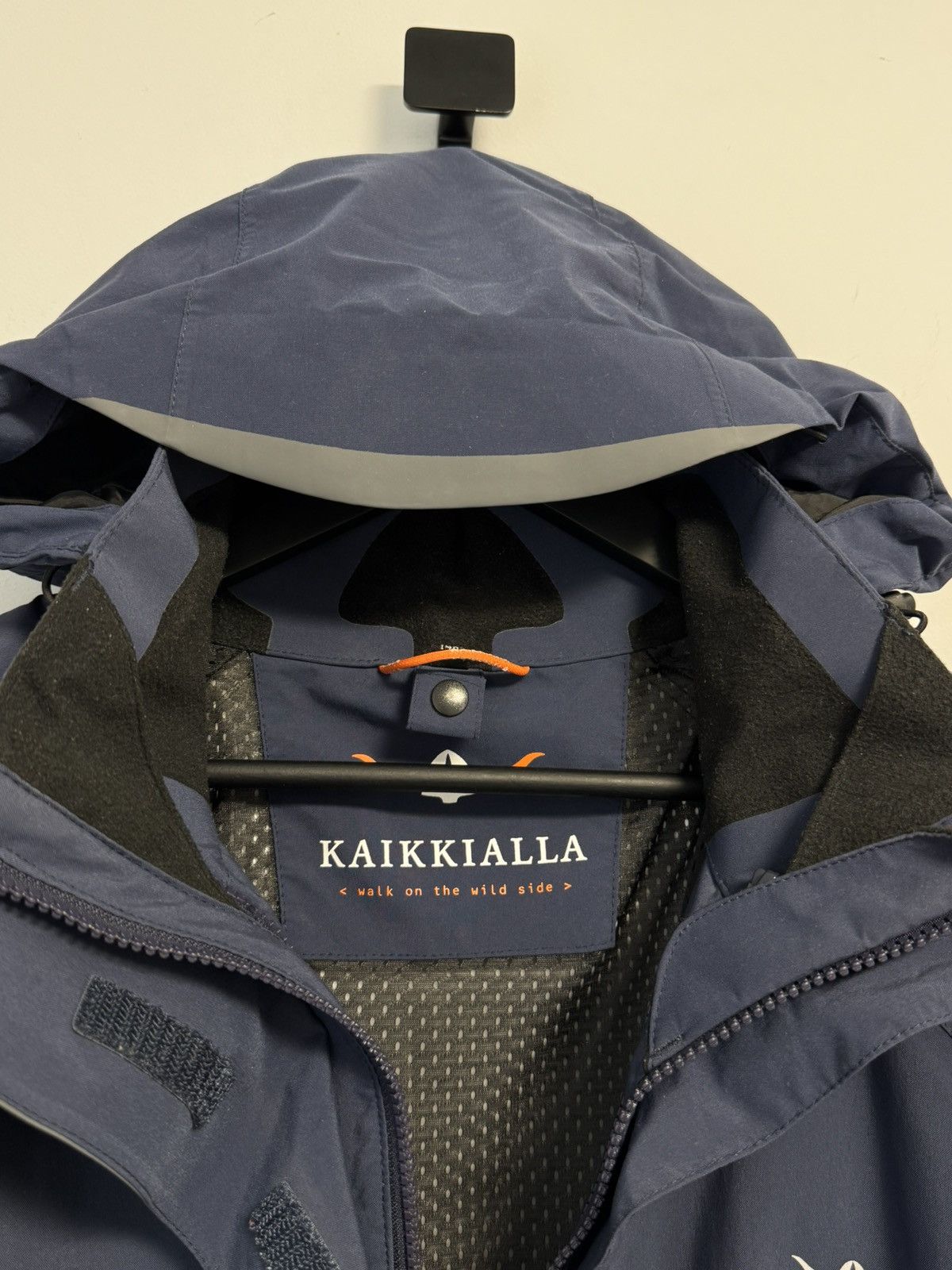 Other Kaikkialla Waterproof Hooded Outdoor Jacket Navy Blue Size XL / US 12-14 / IT 48-50 - 11 Thumbnail