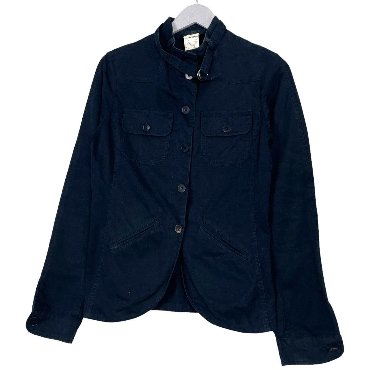 Designer × agnes b. 💥AGNES B NAVY BUTTON JACKET Size S / US 4 / IT 40 - 2 Thumbnail