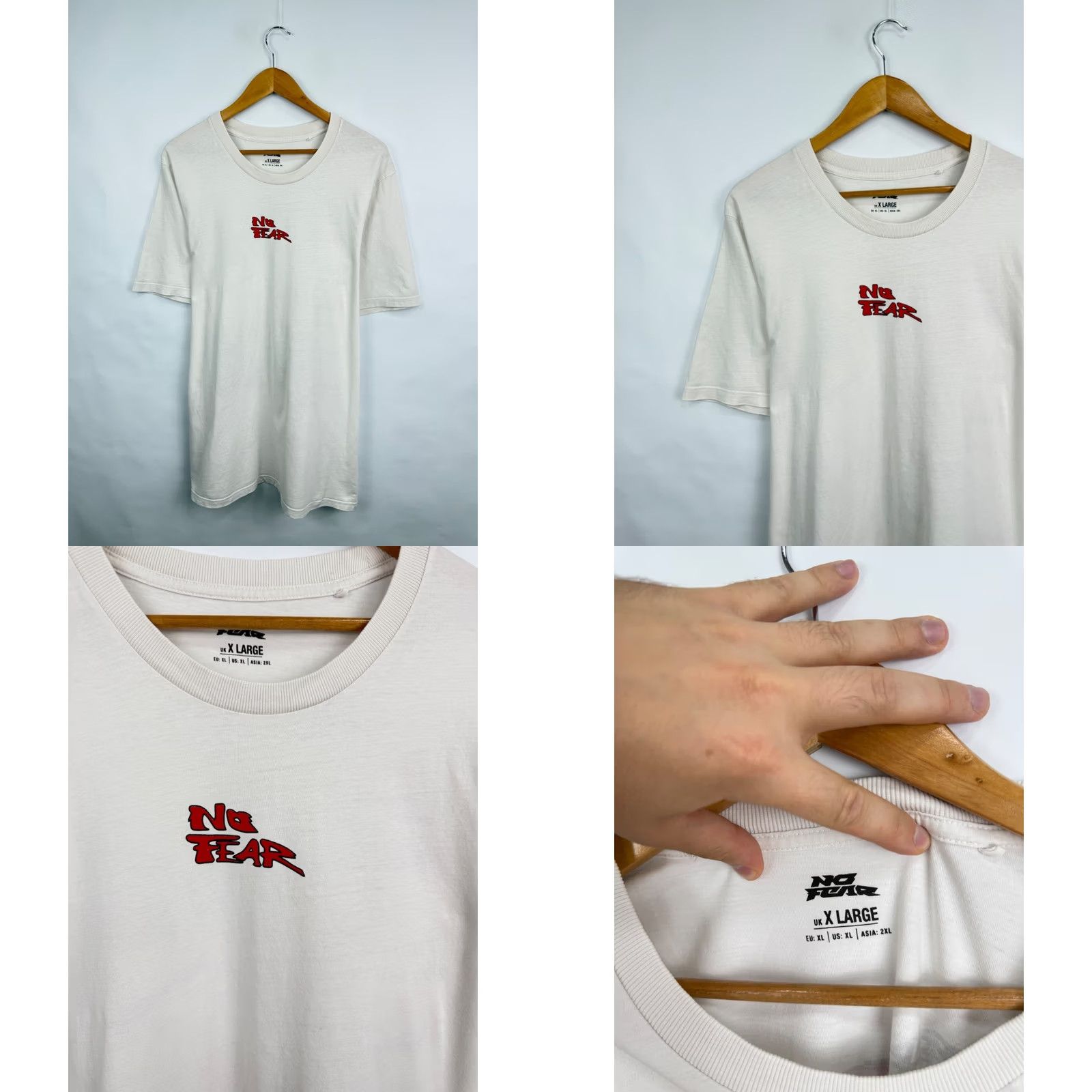 No Fear No Fear Skate World Tour 1989 Rare T-Shirt XL White Men T-Shirt Vintage Hype Clothing Size US XL / EU 56 / 4 - 8 Thumbnail
