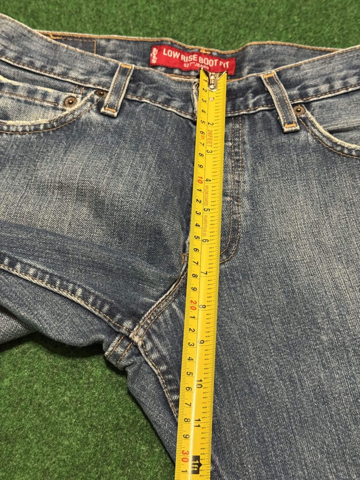 Levi's Vintage Clothing Levis 527 Button Fly Low Rise Bootcut 29x27 Denim Jeans Size US 29 - 12 Thumbnail