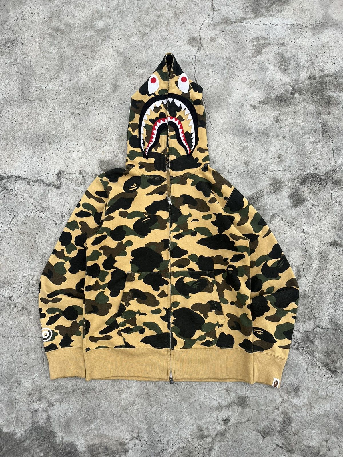1st Camo Windstopper Shark Full Zip Hoodie