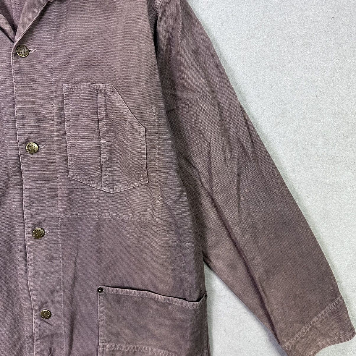 Japanese Brand Vintage Dog House Workwear Jacket Brown Faded Size US L / EU 52-54 / 3 - 2 Thumbnail
