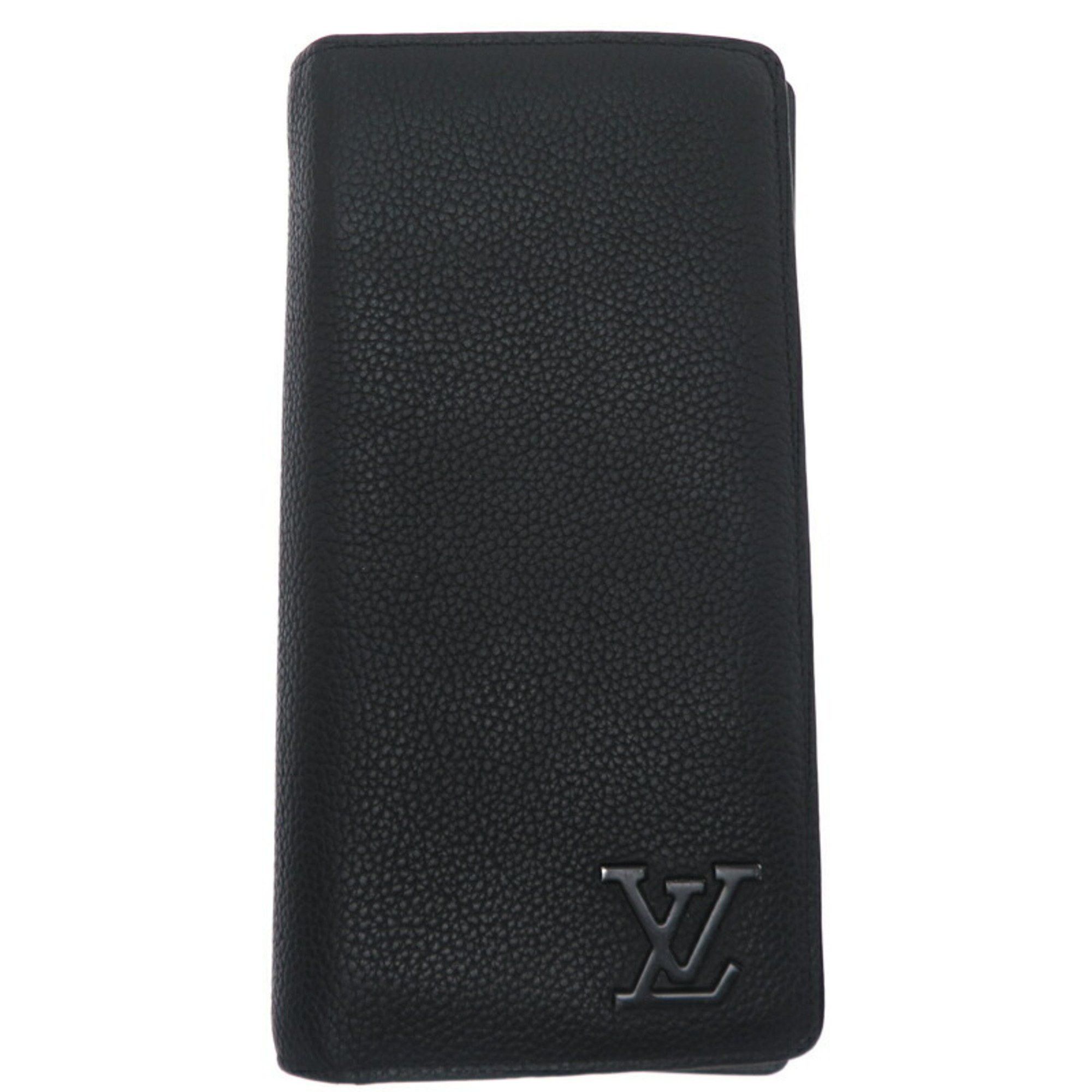 Louis Vuitton Louis Vuitton Portefeuille Brazza NM Men's Long Wallet M69980 Aerogram Leather Noir Size ONE SIZE - 1 Thumbnail