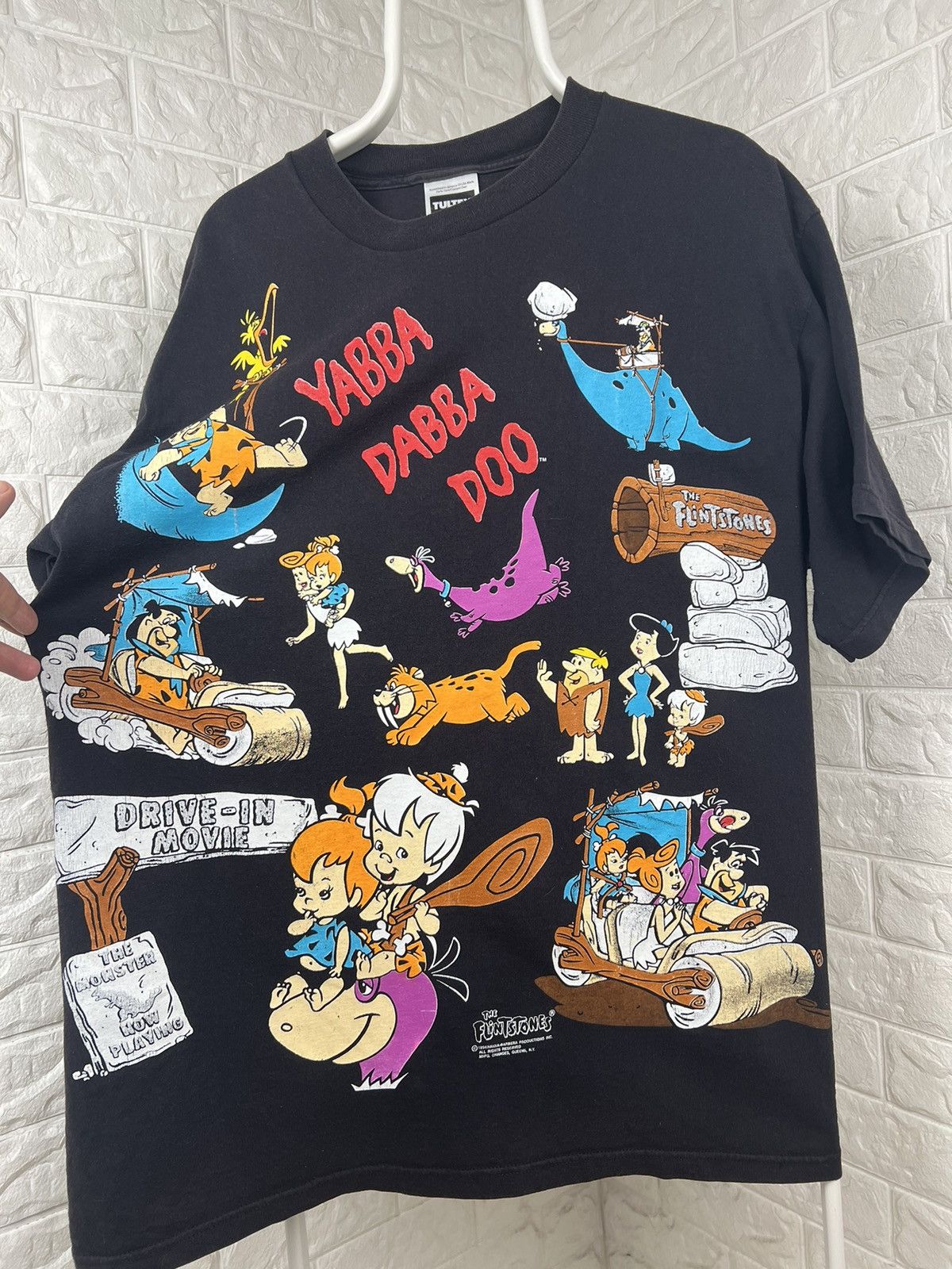 Cartoon Network × Vintage Vintage 1994 The Flintstones All Over Print T-shirt Size US XL / EU 56 / 4 - 3 Thumbnail