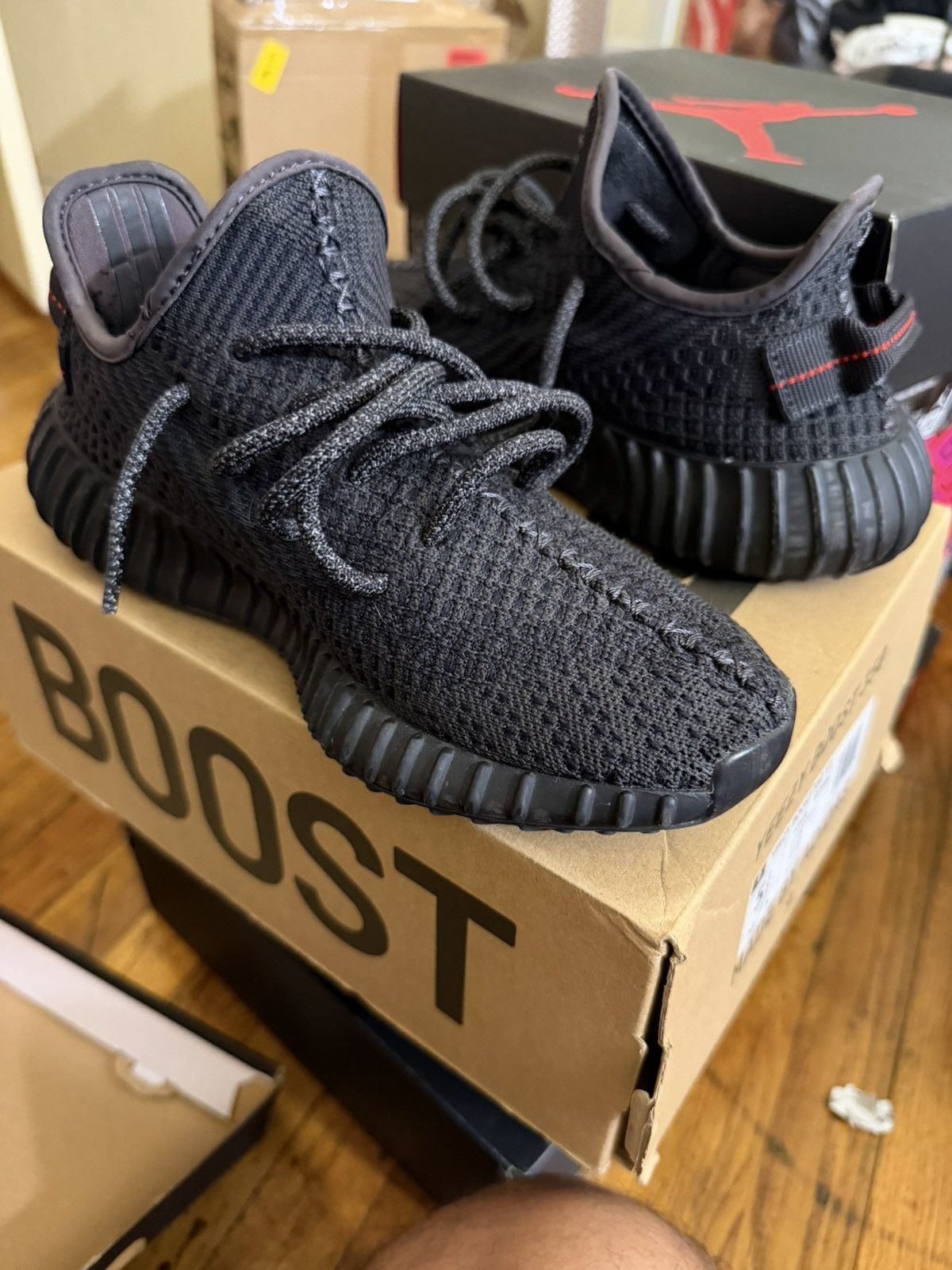 Yeezy Black yeezy boost 350 v2 Size US 5.5 / EU 38 - 3 Thumbnail