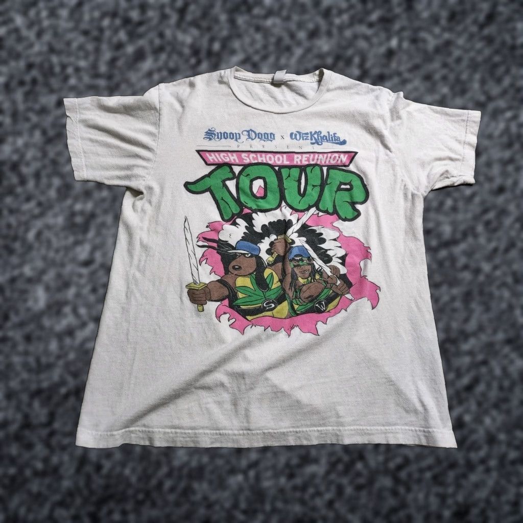 Vintage Vintage Snoop Dogg Hip Hop T-Shirt Men L White Double-Sided Tour 2020s Size US L / EU 52-54 / 3 - 1 Thumbnail