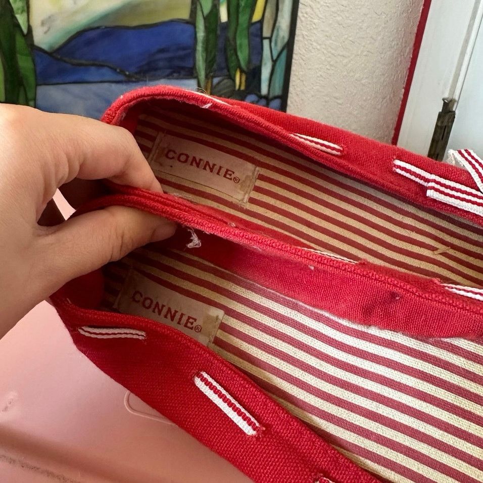 Other connie red and white slip on flats shoes Size US 8 / IT 38 - 4 Thumbnail