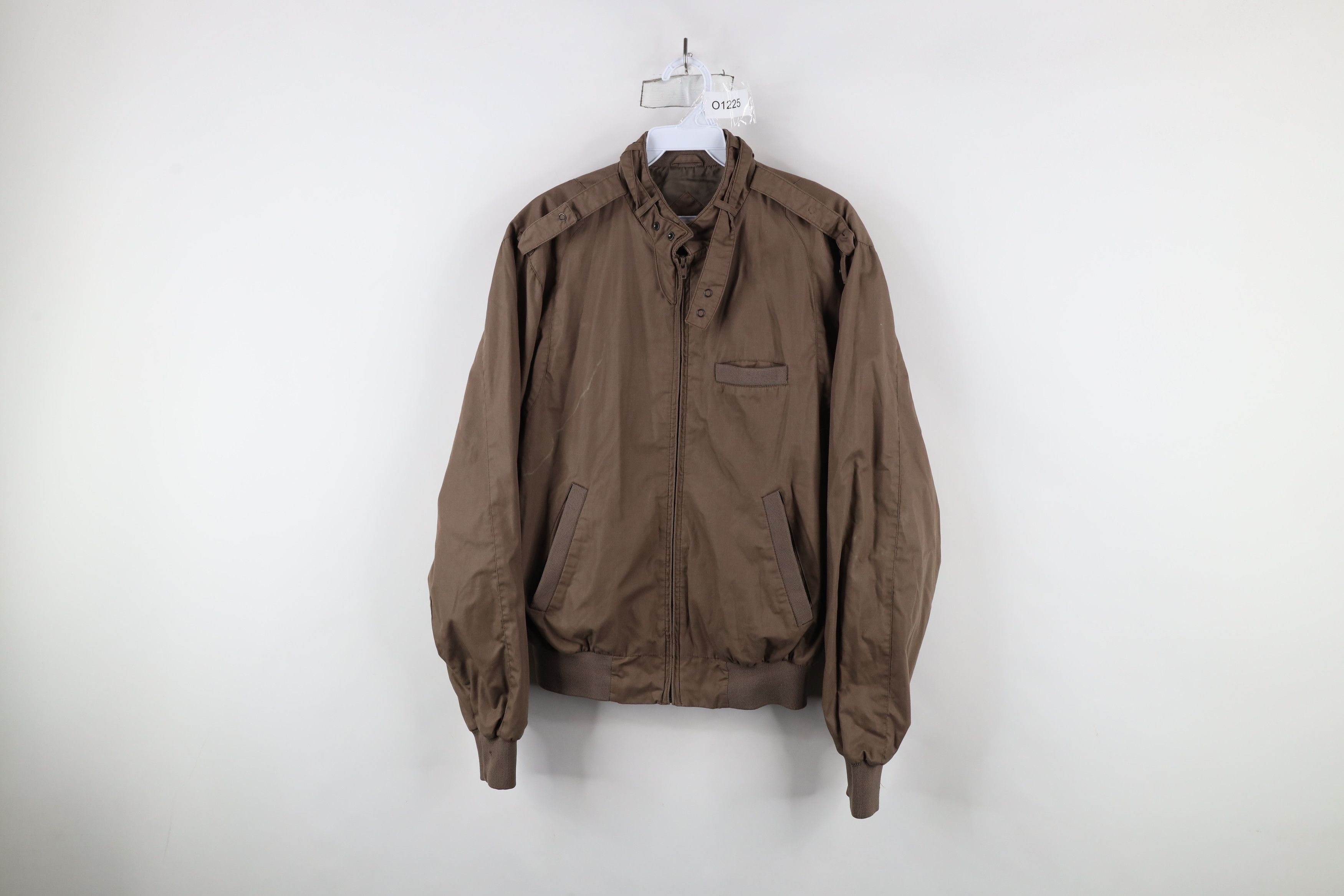 Vintage Vintage 80s 90s Streetwear Full Zip Cafe Racer Bomber Jacket Size US M / EU 48-50 / 2 - 1 Thumbnail