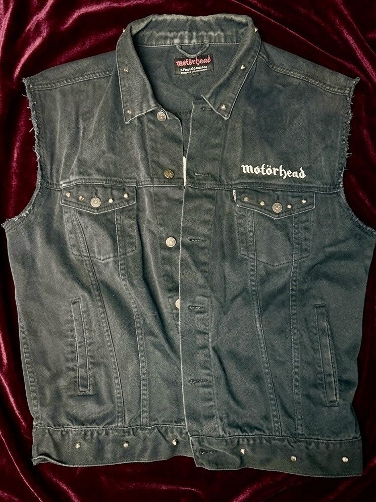 Other Vintage 2004 Motörhead Denim Vest by Dragonfly - USA - L Size US L / EU 52-54 / 3 - 2 Thumbnail