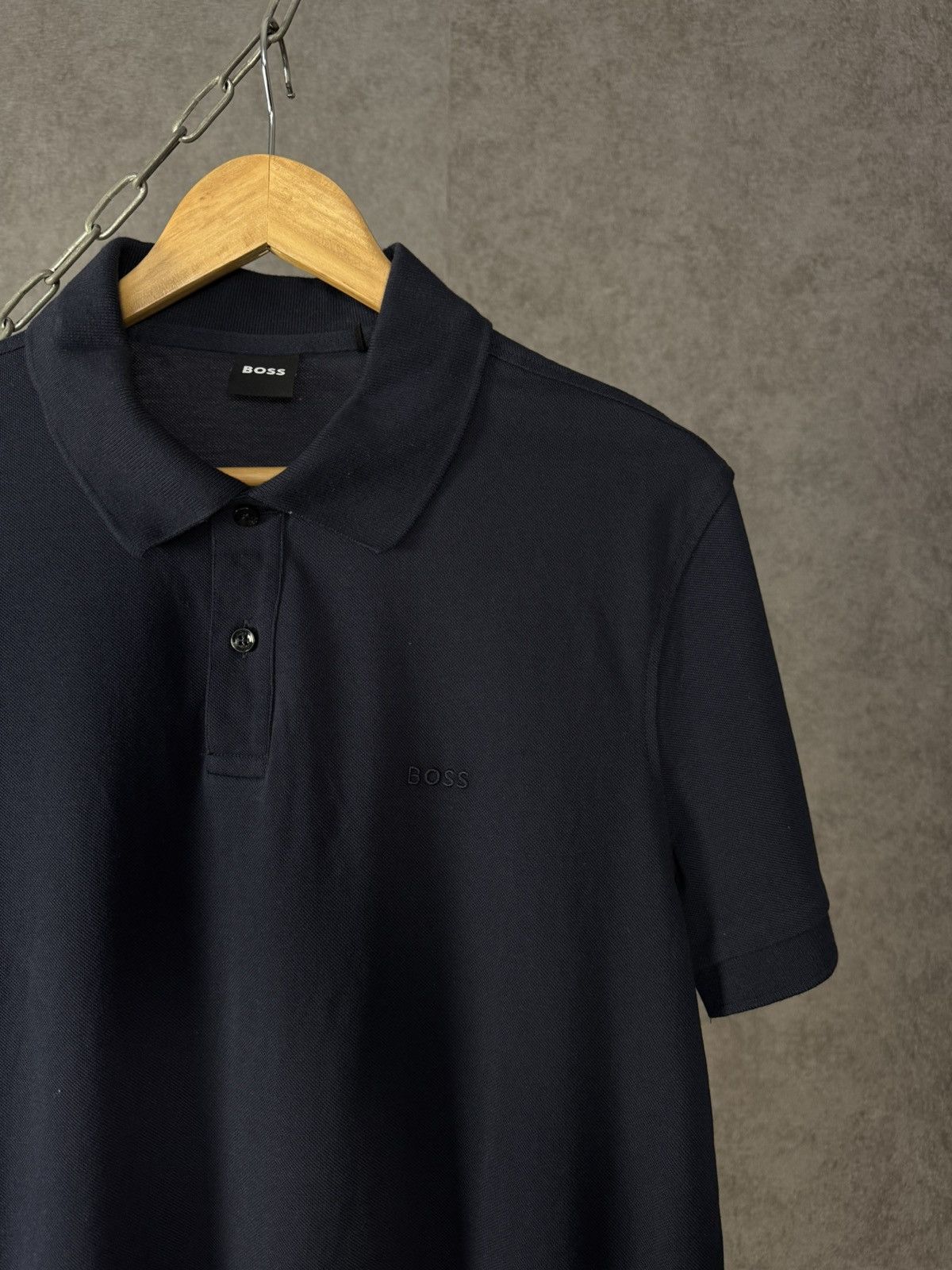 Hugo Boss Hugo Boss luxury designer logo polo tee Size US XL / EU 56 / 4 - 2 Thumbnail