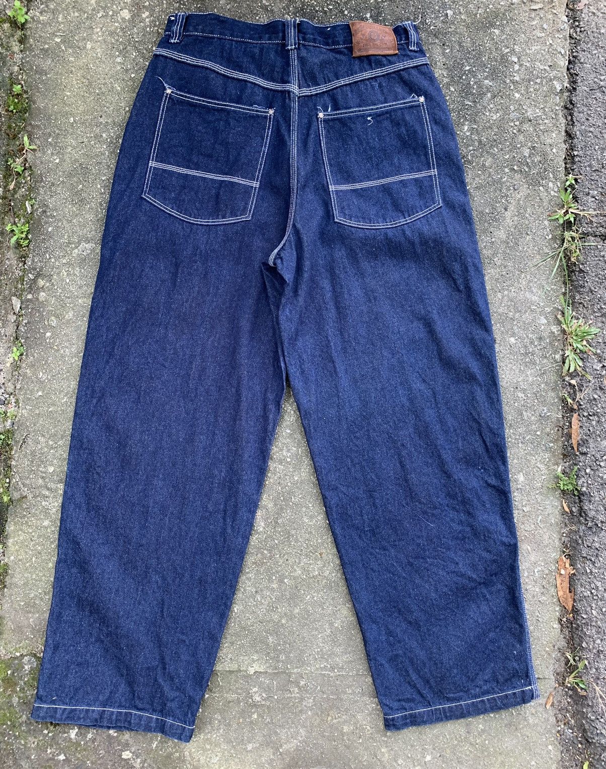 JNCO × Marc Buchanan × Pelle Pelle Vintage 90s Pelle Pelle Marc Buchanan Baggy Jeans Pants Size US 34 / EU 50 - 5 Thumbnail