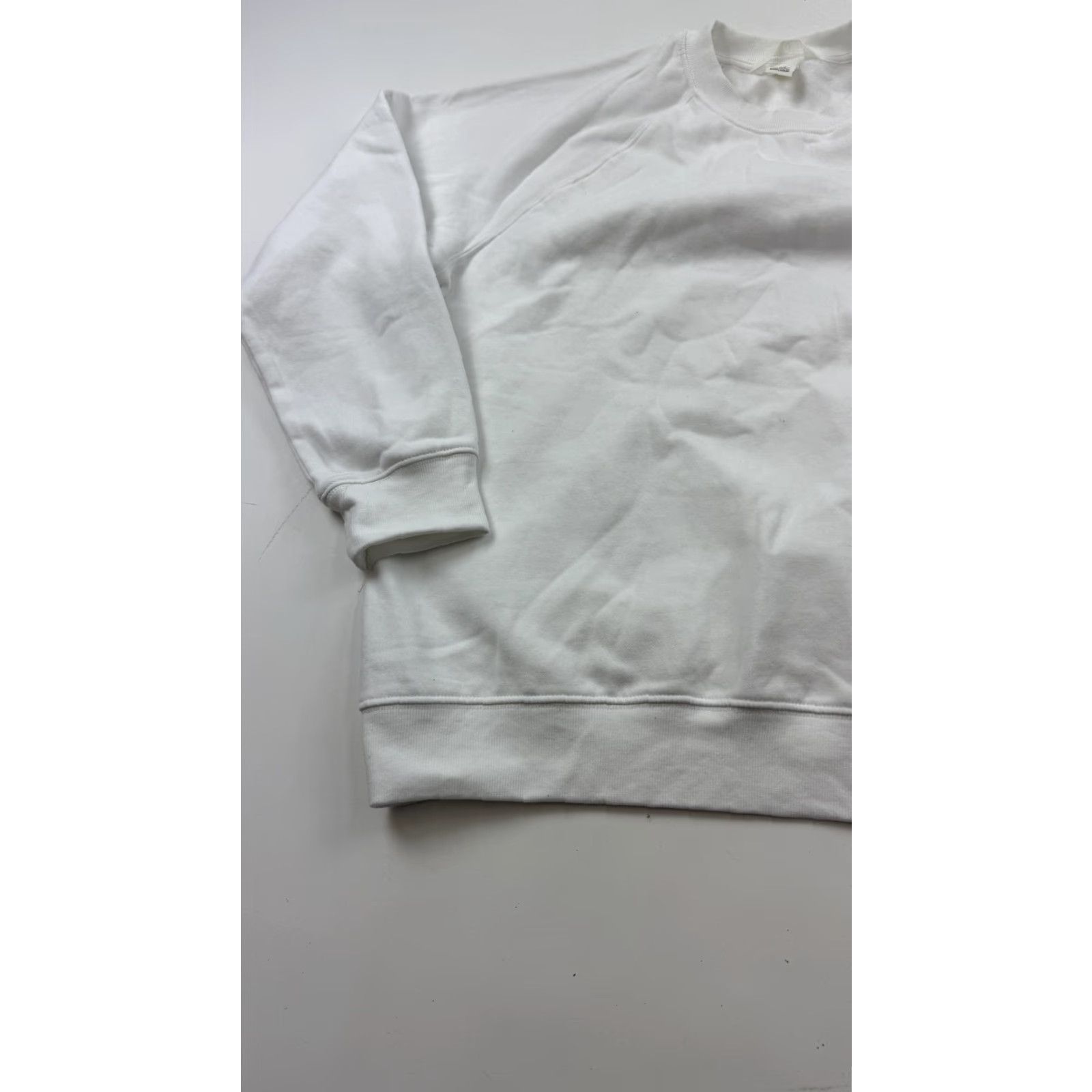 H&M H&M Mens Sweatshirt Medium White Crewneck Pullover Solid Casual Basic Size US M / EU 48-50 / 2 - 3 Thumbnail