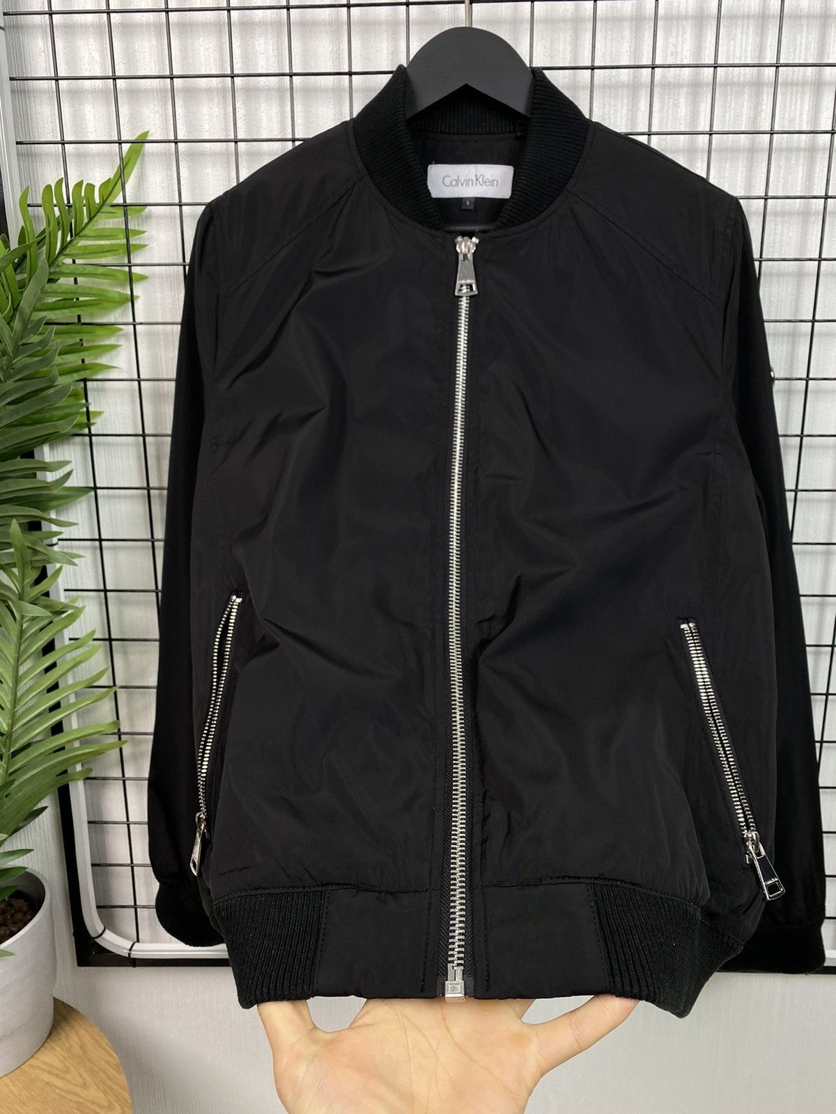 Calvin Klein Calvin Klein Bomber jacket Black Men L size basic Size US L / EU 52-54 / 3 - 5 Thumbnail