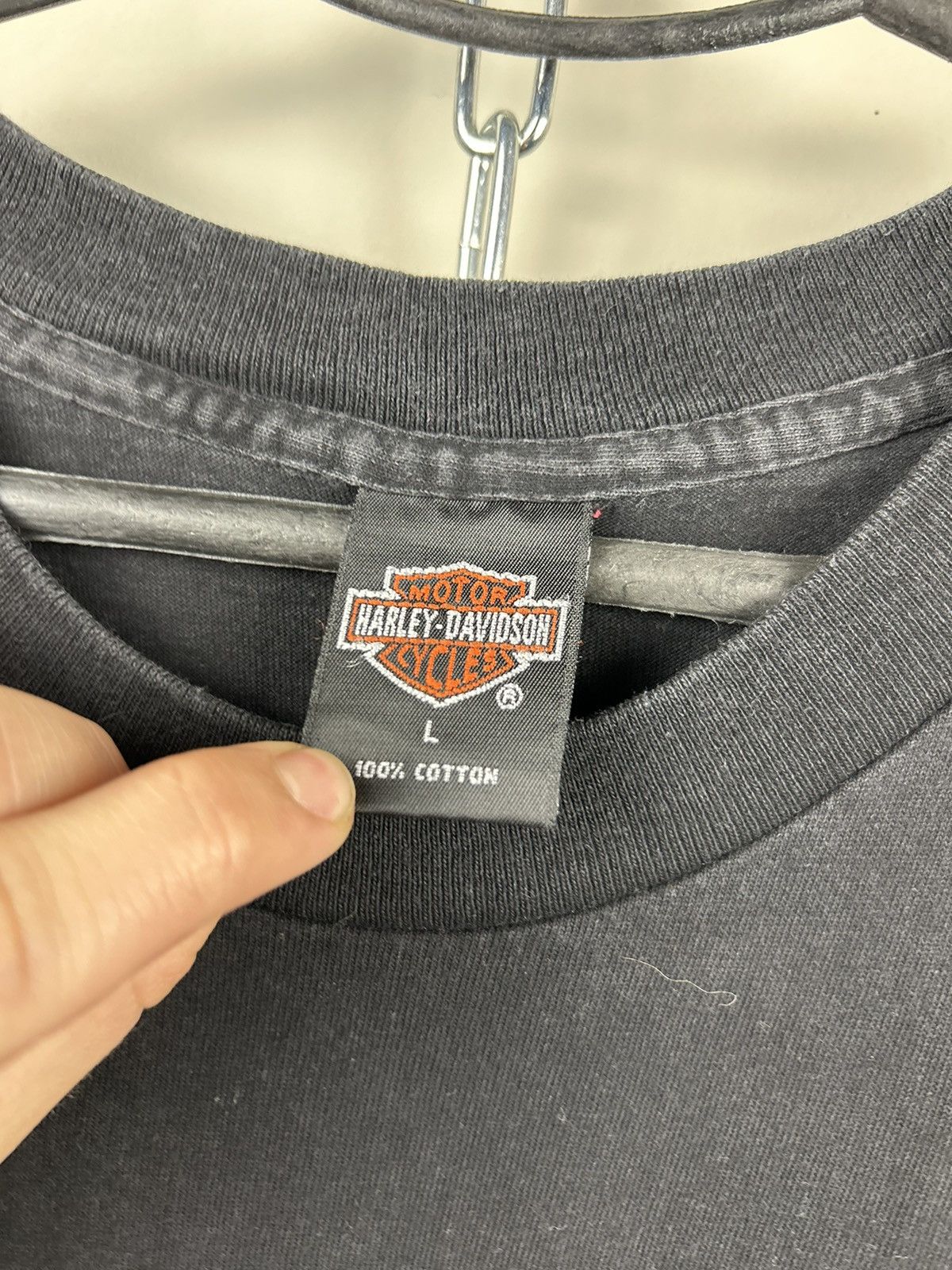 Harley Davidson Vintage 90s Harley Davidson Earl Smalls T shirt Size US L / EU 52-54 / 3 - 14 Thumbnail