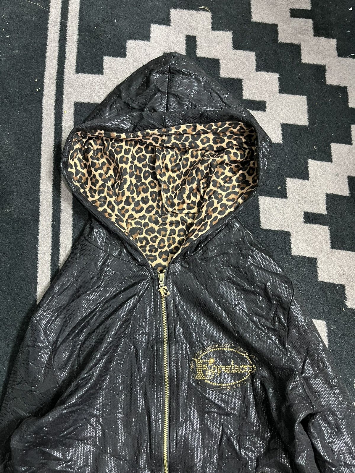 Hysteric Glamour Vintage eppudacco leopard glitter hoodie Size US S / EU 44-46 / 1 - 3 Thumbnail