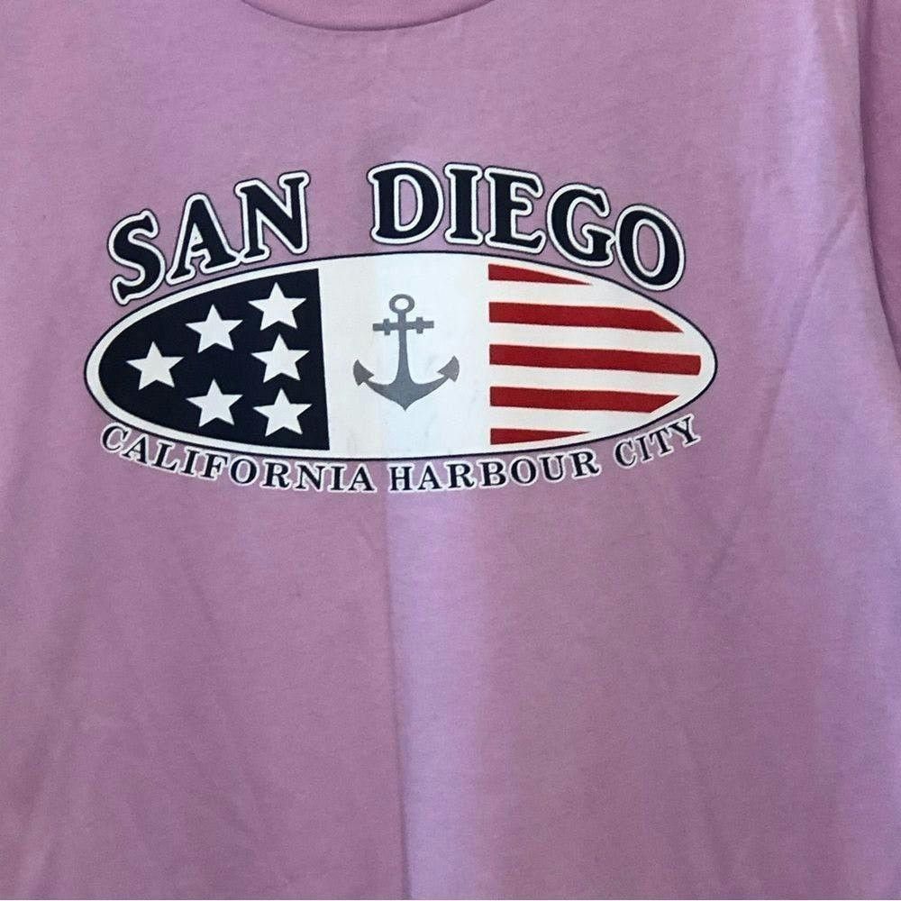 Other San Diego Harbor City pink short sleeves cotton T-shirt sz X Size US XL / EU 56 / 4 - 3 Thumbnail