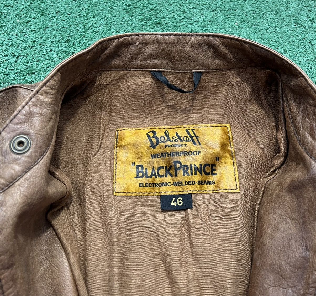 Belstaff × Vintage Belstaff Daytona Black Prince Leather Jacket Vintage Size L / US 10 / IT 46 - 3 Thumbnail