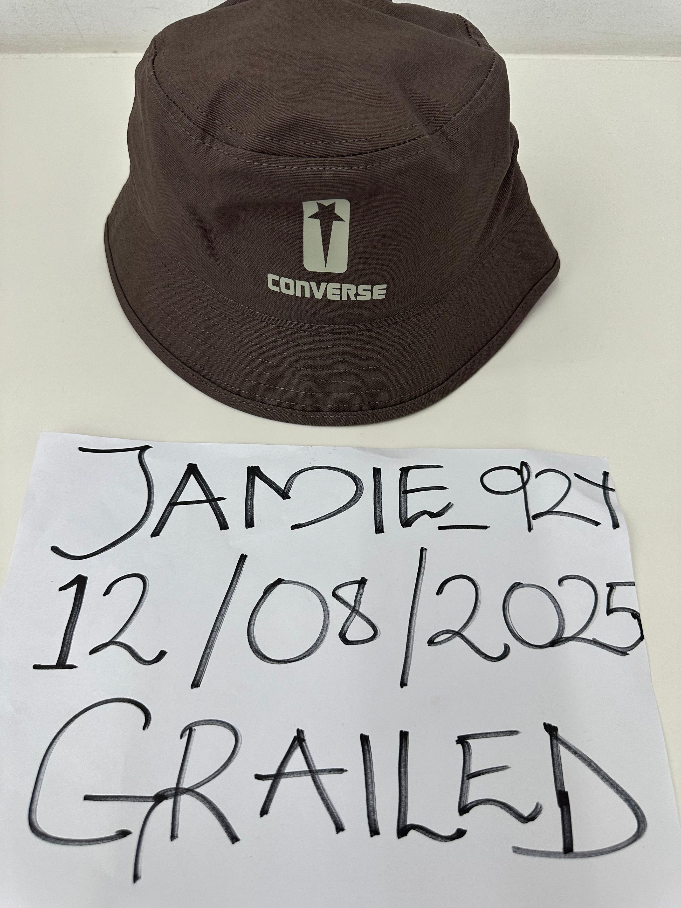 Converse × Rick Owens Drkshdw RICK OWENS BUCKET HAT Size ONE SIZE - 6 Thumbnail