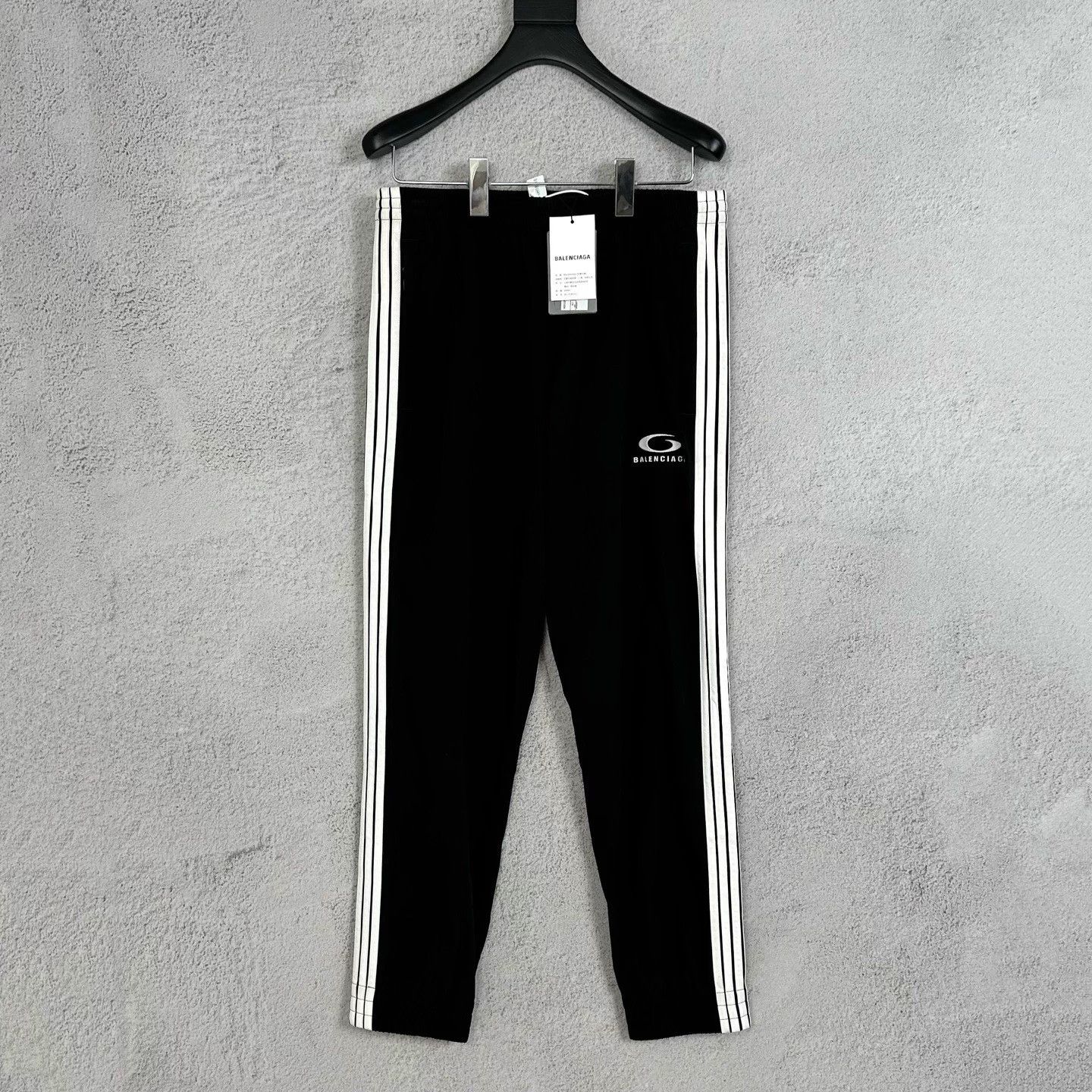 BALENCIAGA double side stripes sweatpants 38