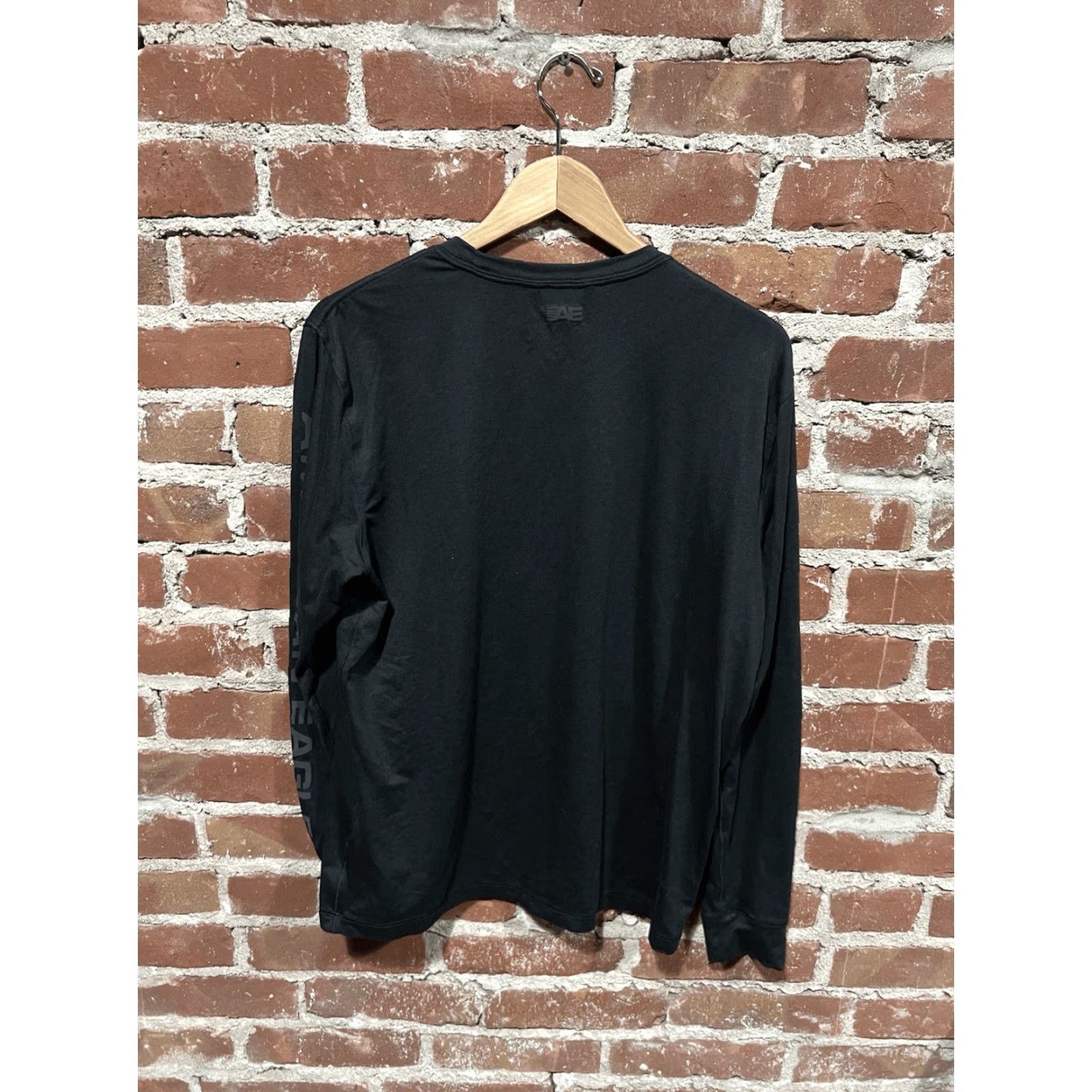 American Eagle Outfitters American Eagle Mens Black Long Sleeve Shirt M Size Medium T-Shirt Sleeve Long Sleeve Black Mens Size US M / EU 48-50 / 2 - 2 Thumbnail